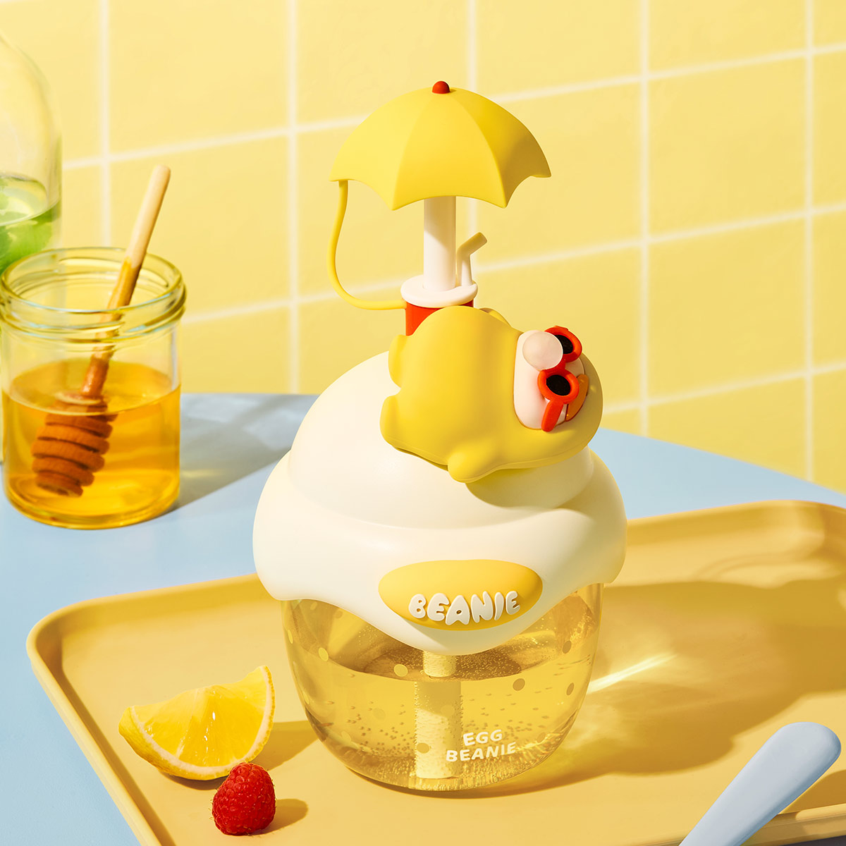 PUCKY Egg Beanie Series-Straw Cup - POP MART (United States)