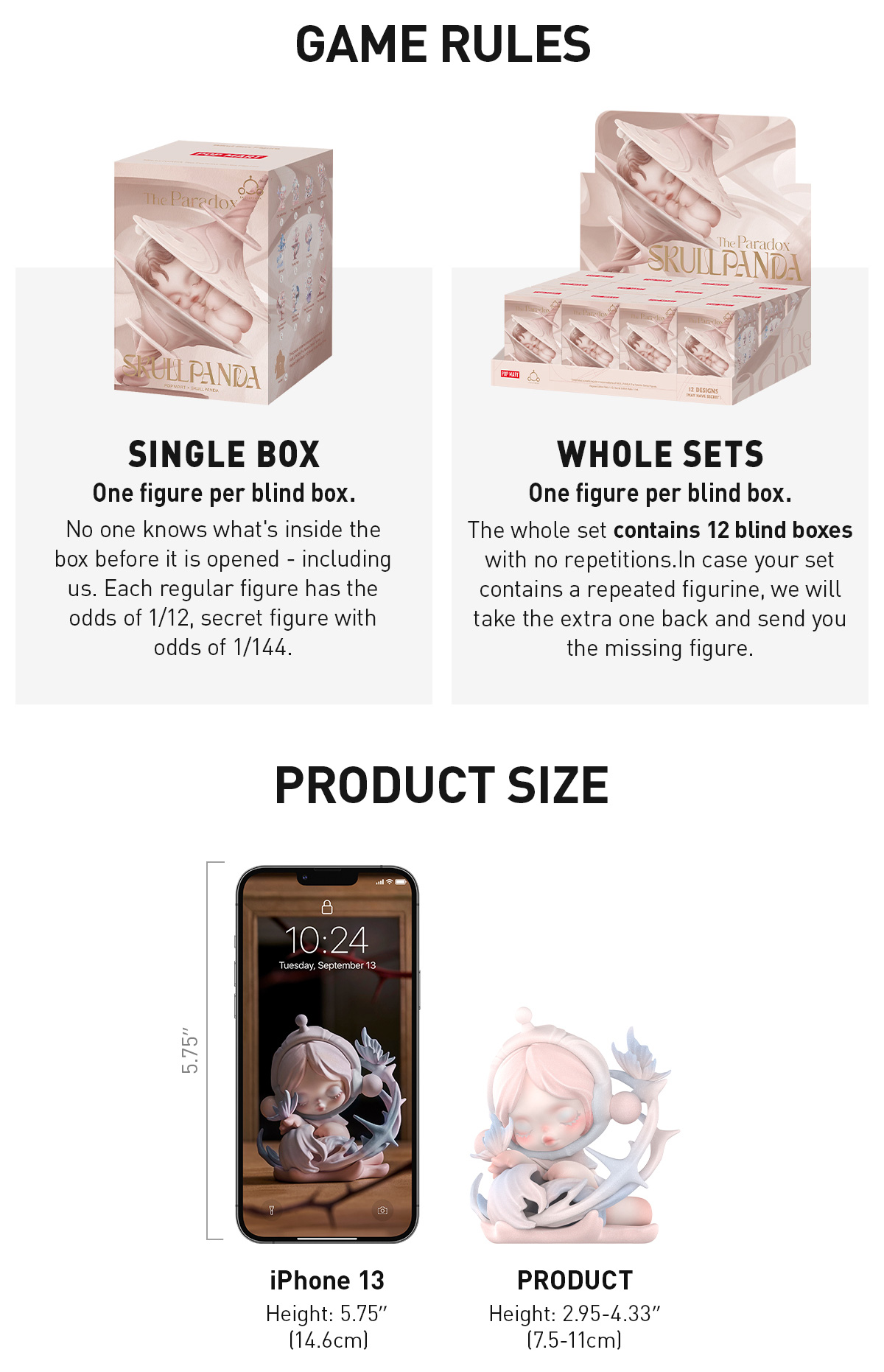 SKULLPANDA The Paradox Series Figures - POP MART (United States)