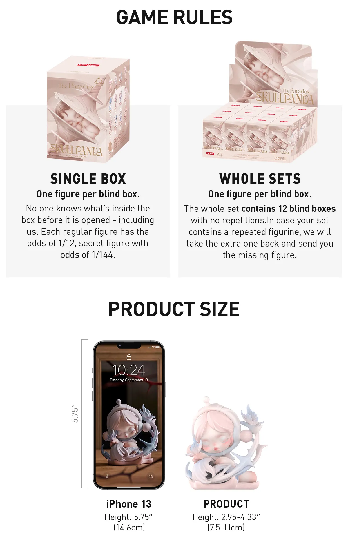 POP NOW:SKULLPANDA The Paradox Series Figures - POP MART (United 