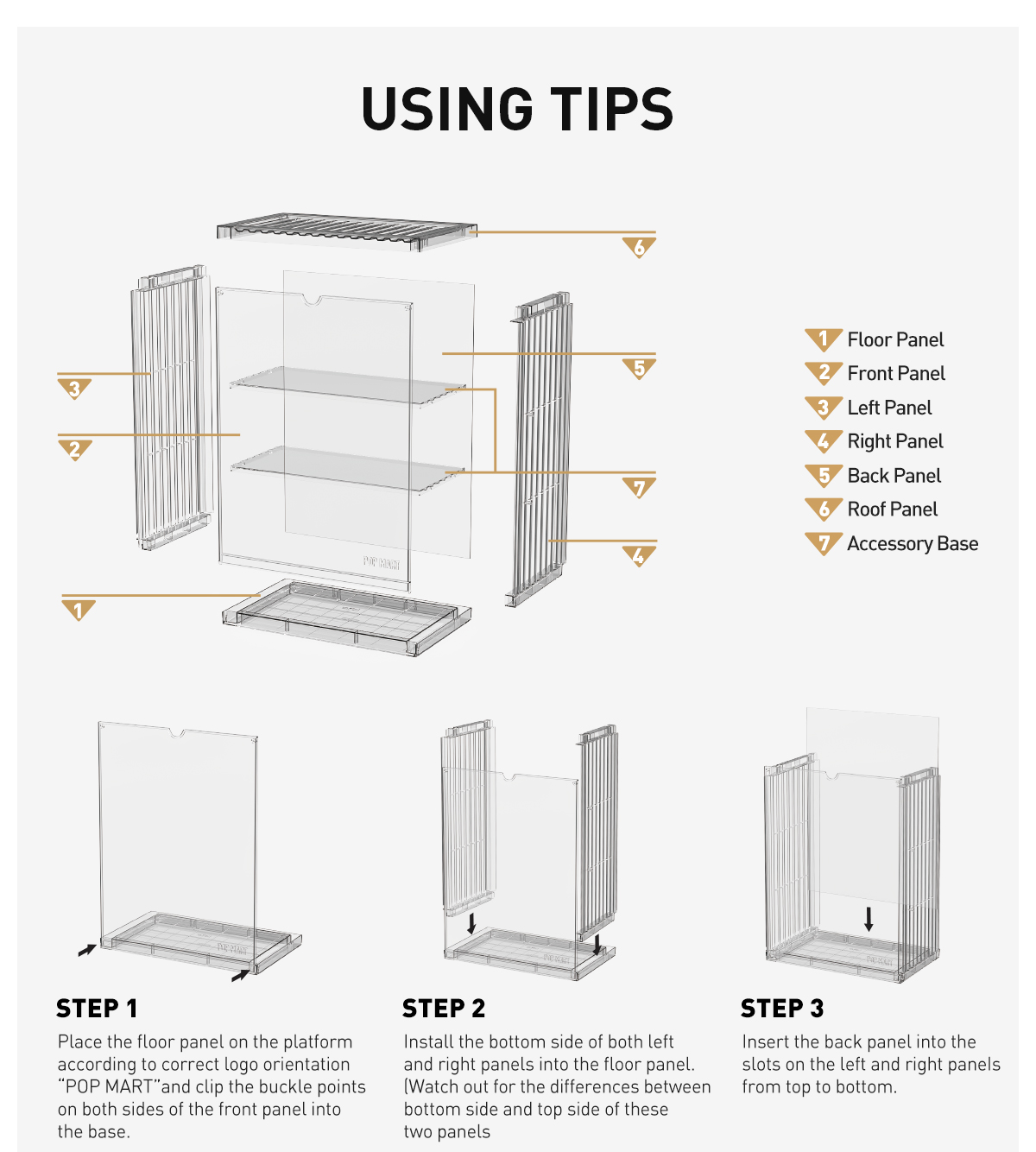 家具・インテリア POPMART 400% Lighted Display Container 2 POP MART 400% Assemblable Lighted Display Container - POP MART (Japan)