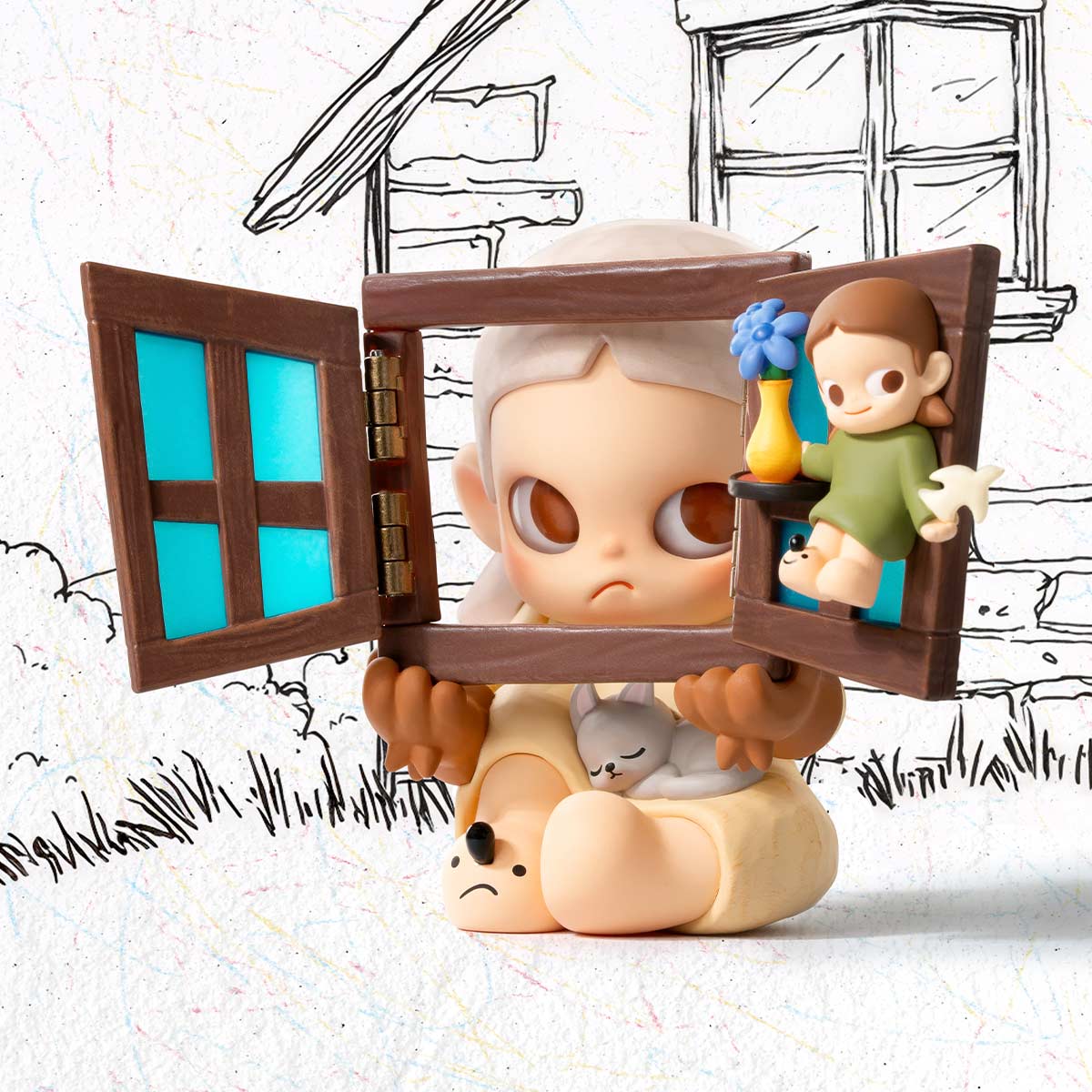 その他 POPMART zisiga Zsiga Pondering Love Figurine - POP MART (United States)