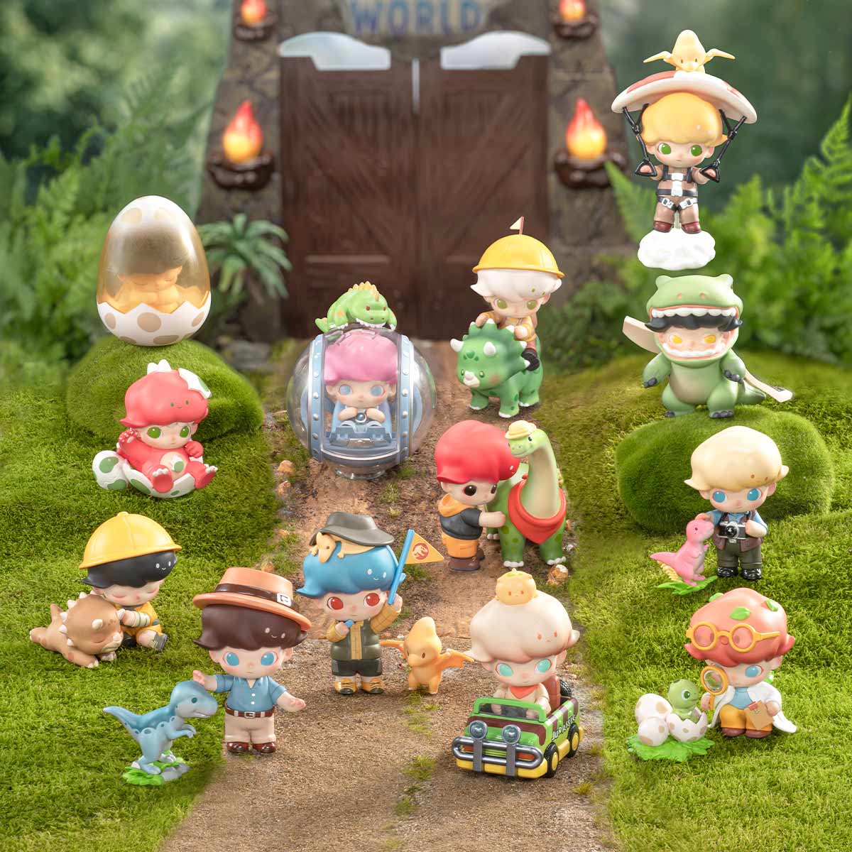 DIMOO ジュラシック ワールド シリーズ Amazon.com: POP MART DIMOO Jurassic World Blind Box Figures