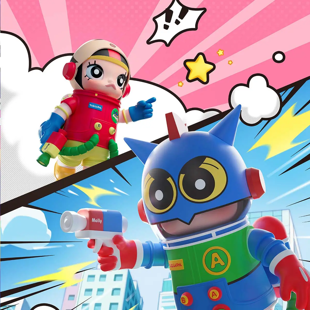 MEGA SPACE MOLLY 400%+100% Crayon Shinchan - POP MART (United States)
