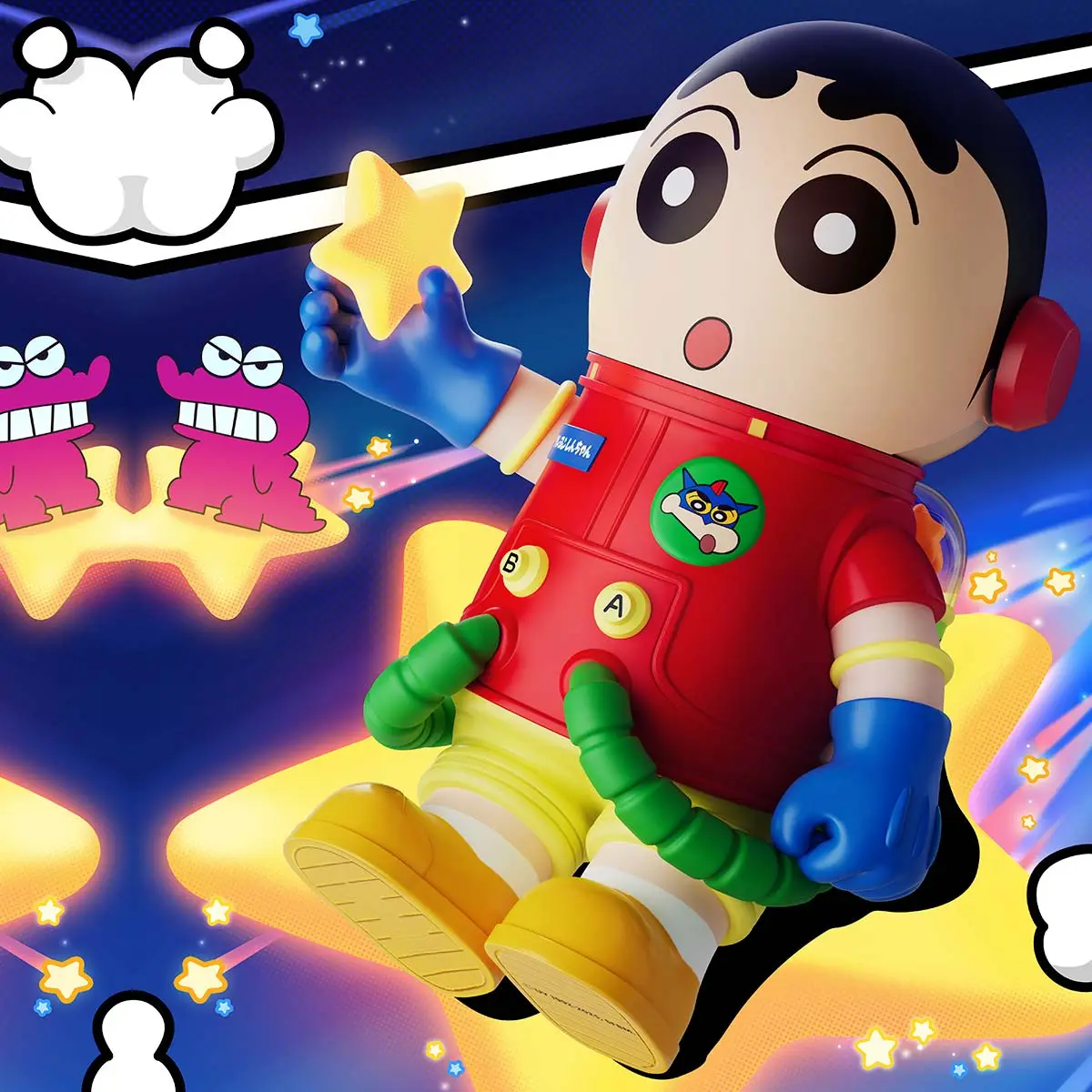 MEGA SPACE MOLLY 400%+100% Crayon Shinchan
