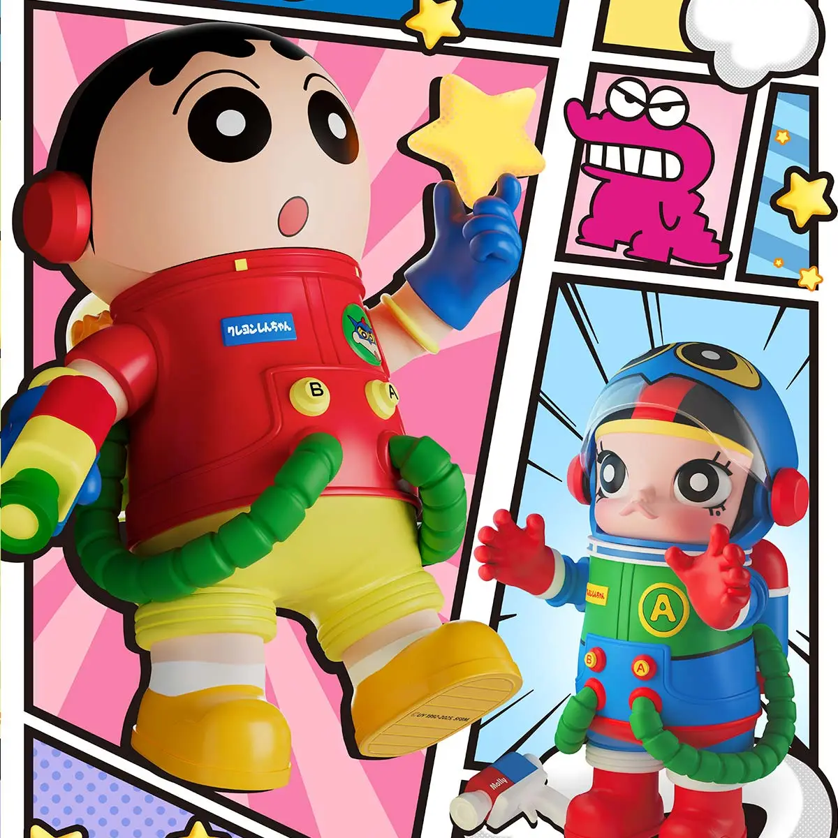 MEGA SPACE MOLLY 400%+100% Crayon Shinchan - POP MART (United States)