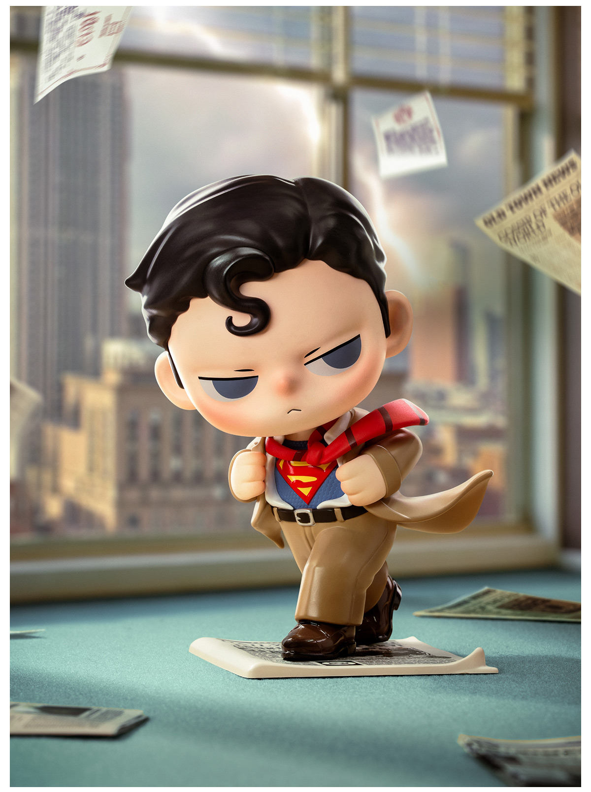 KUBO & Superman フィギュア ポップマート Superman KUBO Figurine - POP MART (United States)