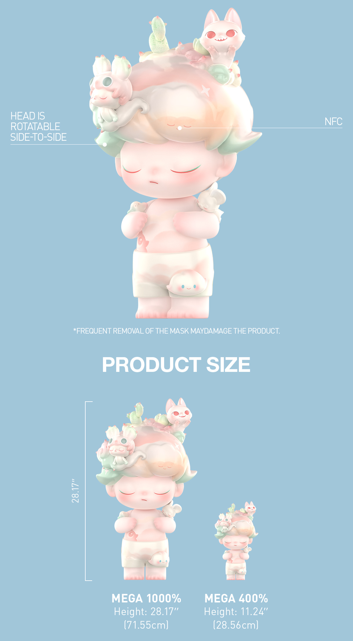 MEGA JUST DIMOO 1000% Dreaming of You - POP MART (United States)