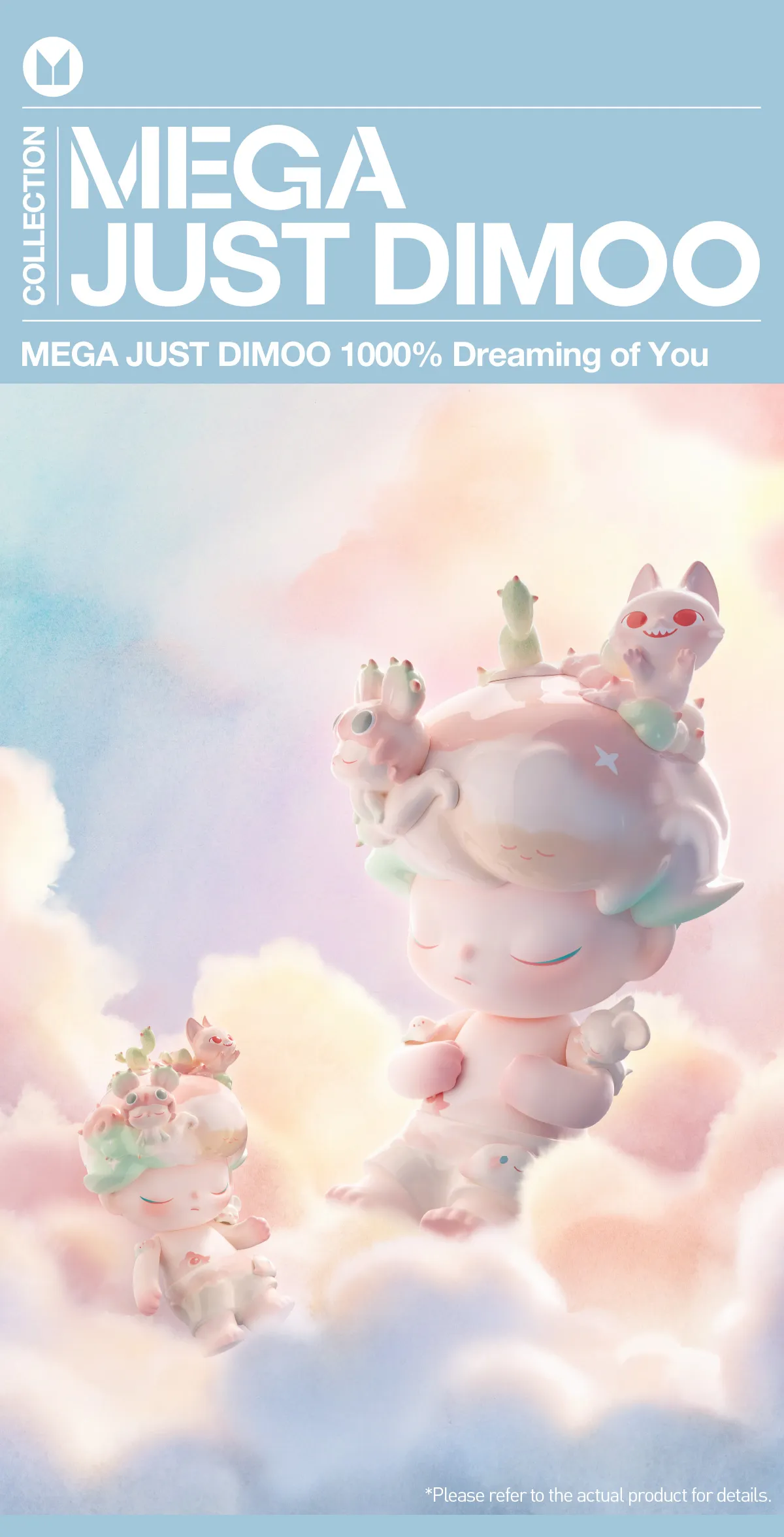 MEGA JUST DIMOO 1000% Dreaming of You - POP MART (United States)