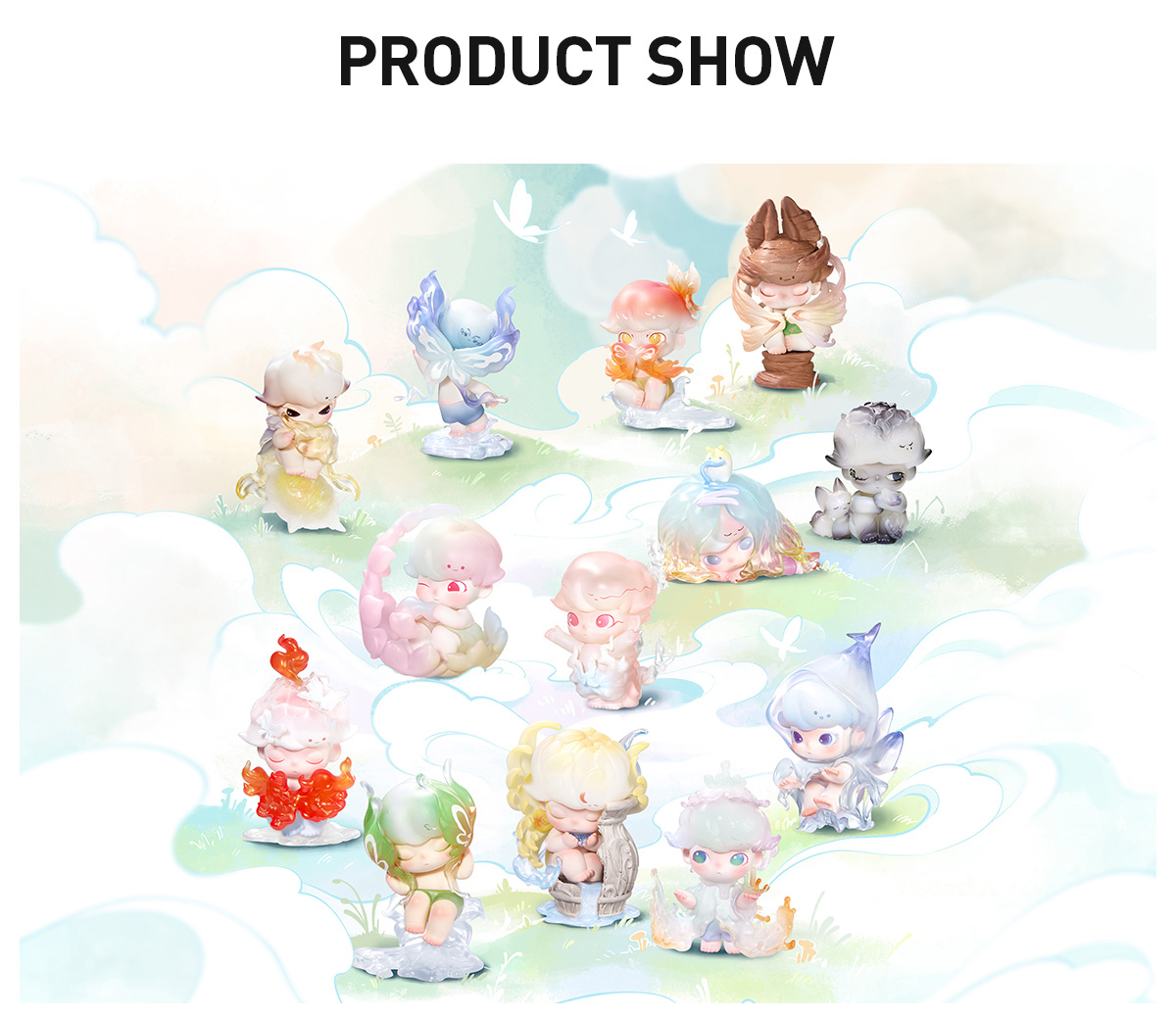 popmart DIMOO Shapes In Nature シークレット POP NOW:DIMOO Shapes in Nature Series Figures - POP MART