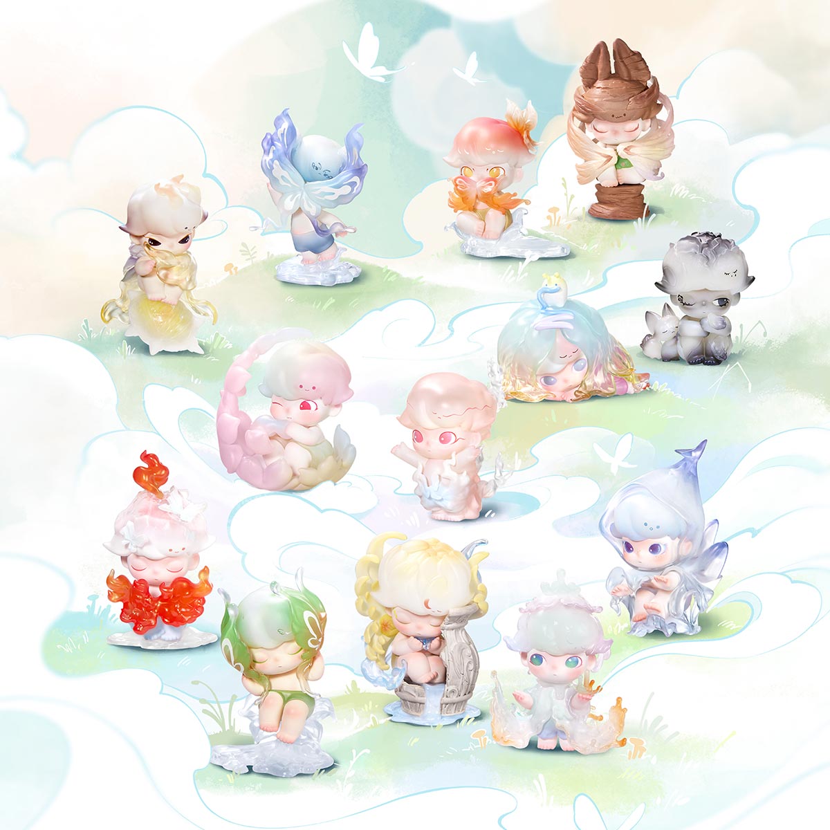 DIMOO Shapes in Nature シリーズ POP NOW:DIMOO Shapes in Nature Series Figures - POP MART
