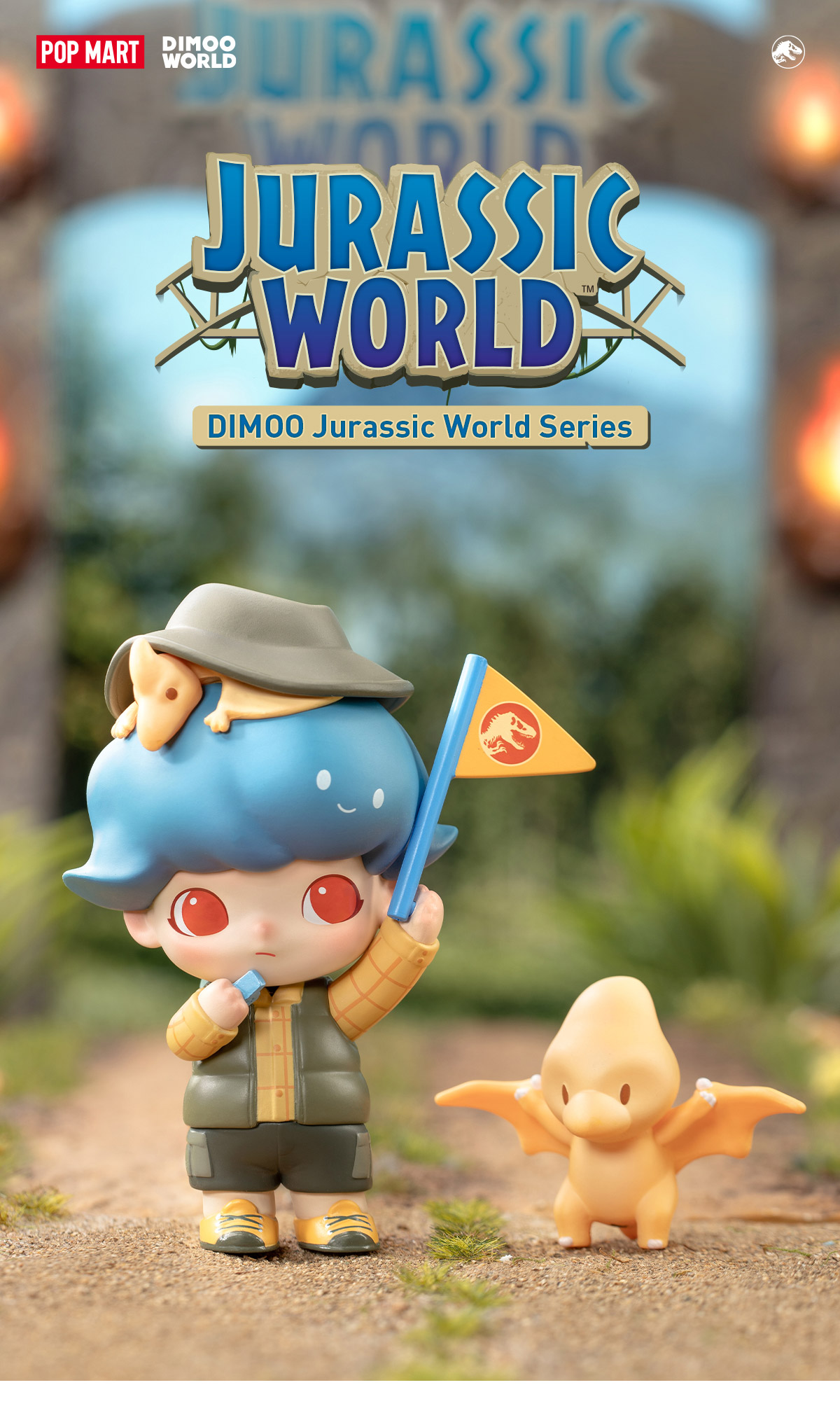 POP NOW:DIMOO Jurassic World Series - POP MART (United States)
