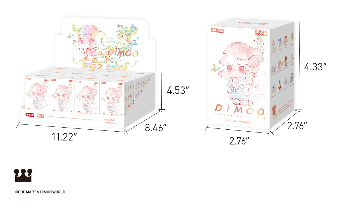 POP NOW:DIMOO Shapes in Nature Series Figures - POP MART