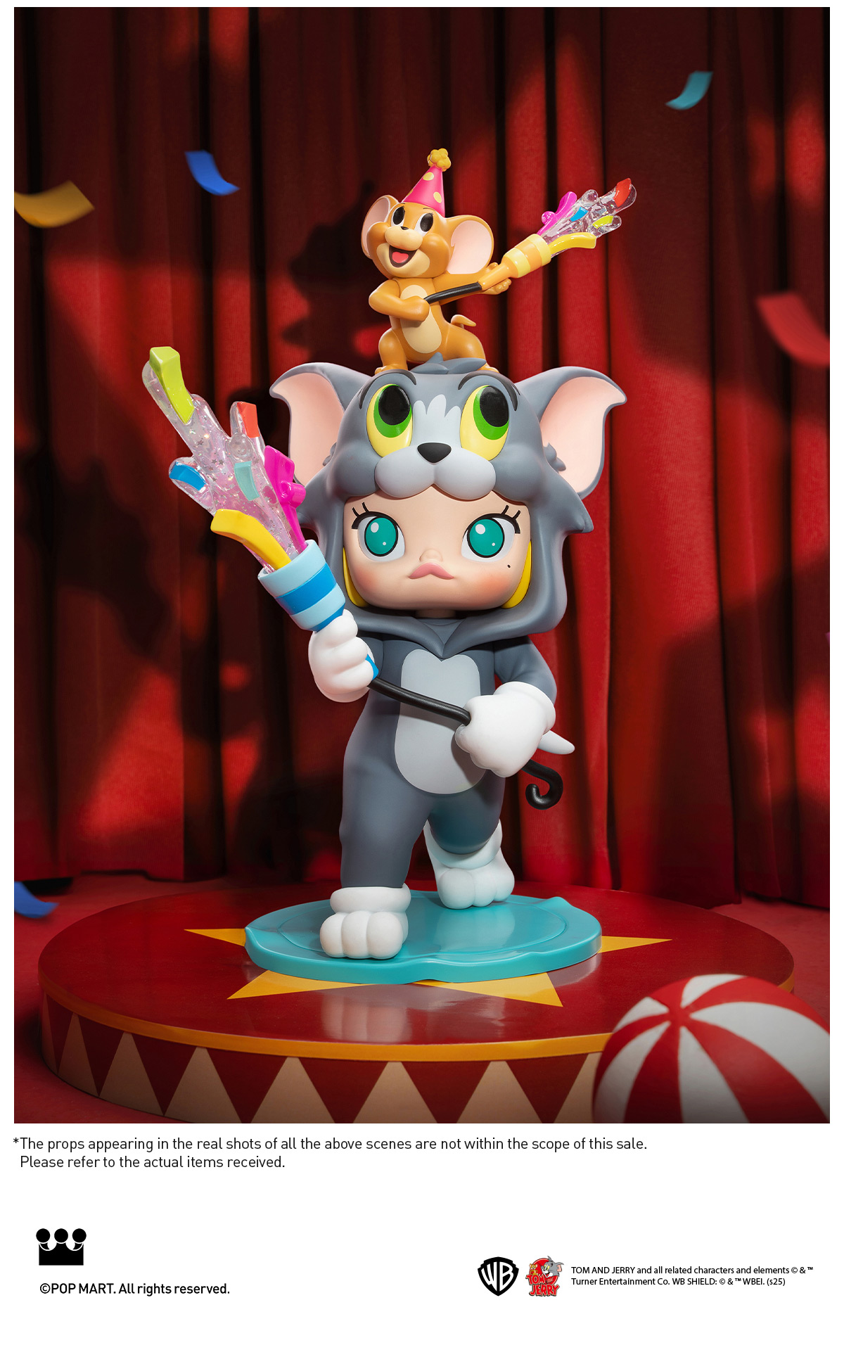 【POPMART】MOLLY x トムとジェリービッグサイズ MOLLY × TOM & JERRY Figurine - POP MART (United States)