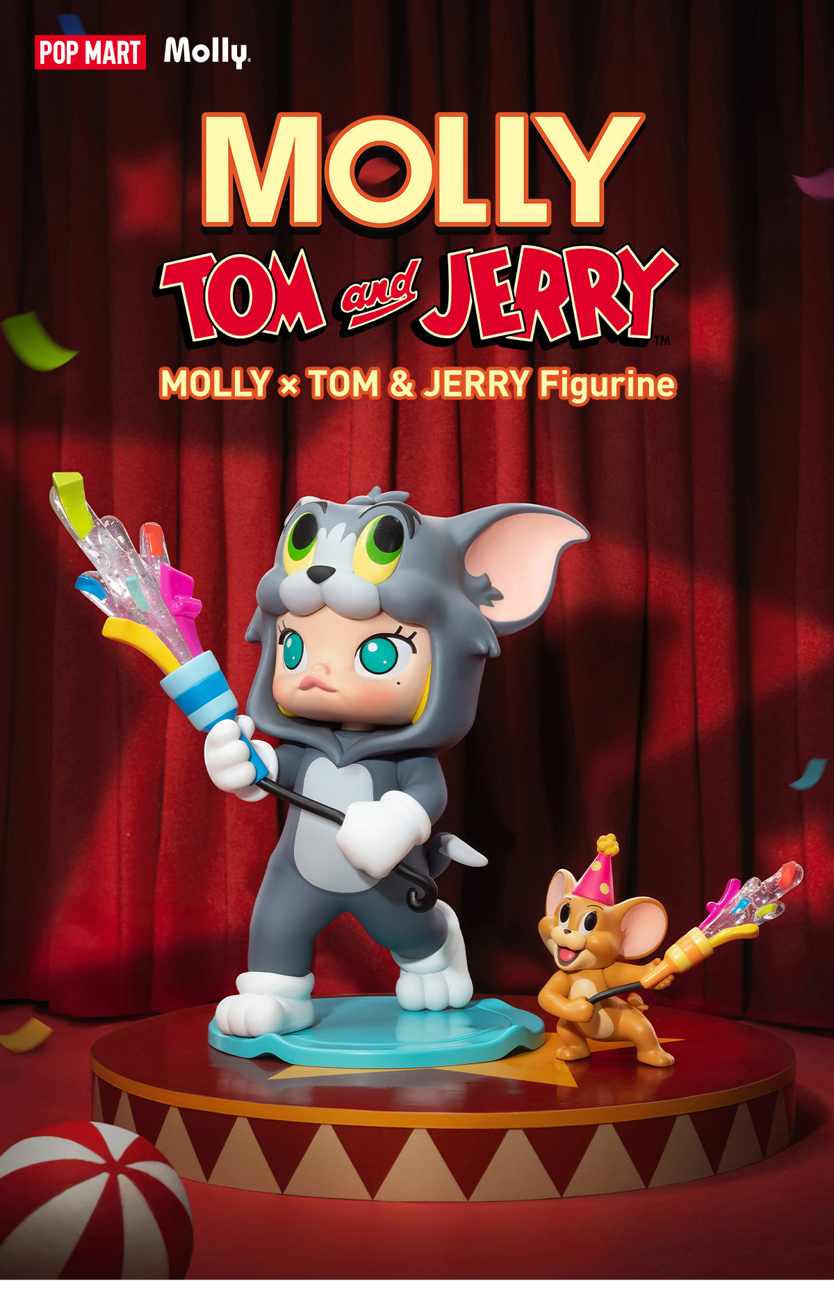 POPMART MOLLY × TOM & JERRY フィギュア MOLLY × TOM & JERRY Figurine - POP MART (United States)