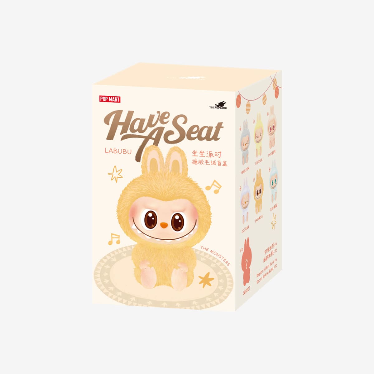 アイドル THE MONSTERSHave a Seat 1box Pop Mart Labubu The Monsters Have a Seat Vinyl Plush Sealed