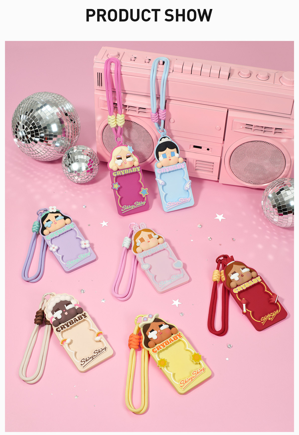 POP NOW:CRYBABY SHINY SHINY SERIES-Card Holder Blind Box - POP