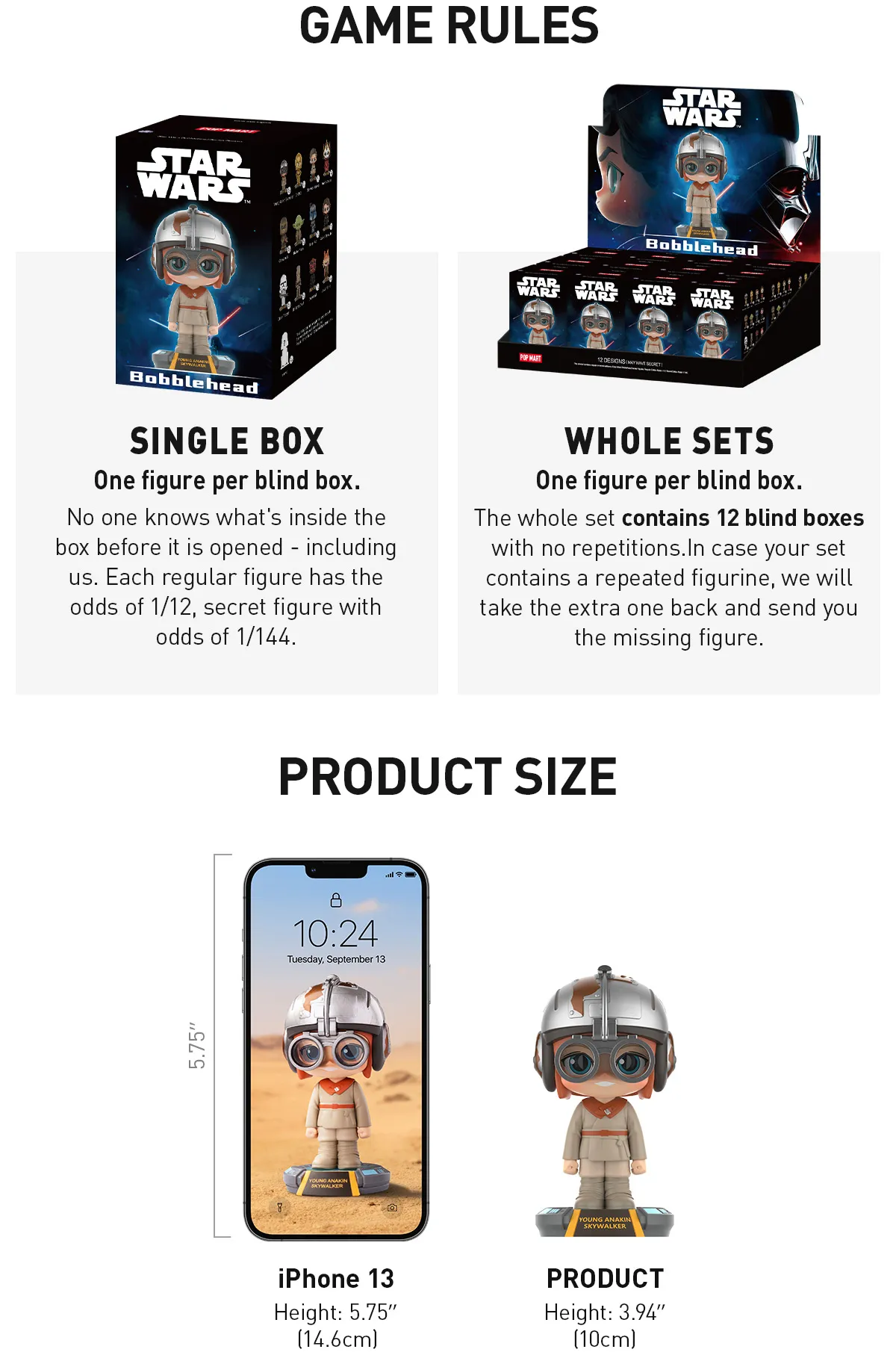POP NOW:Star Wars Bobblehead Series Figures - POP MART (Canada)