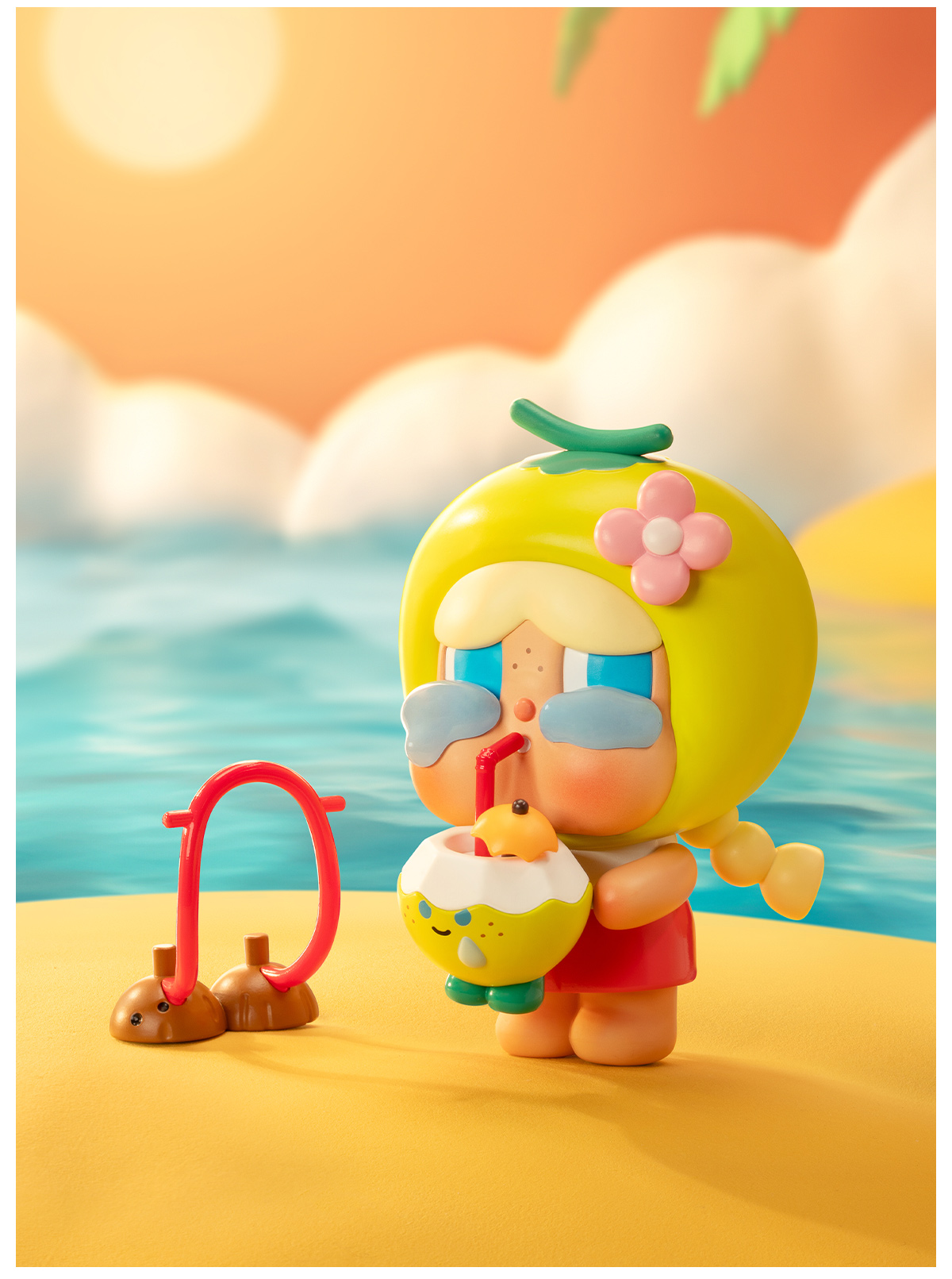 POP MART CRYBABY COCONUT-GREEN フィギュア Crybaby Coconut Figure-Green - POP MART (United States)