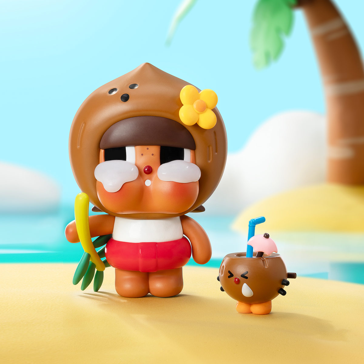 Crybaby Coconut Figure-Brown - POP MART (United States)