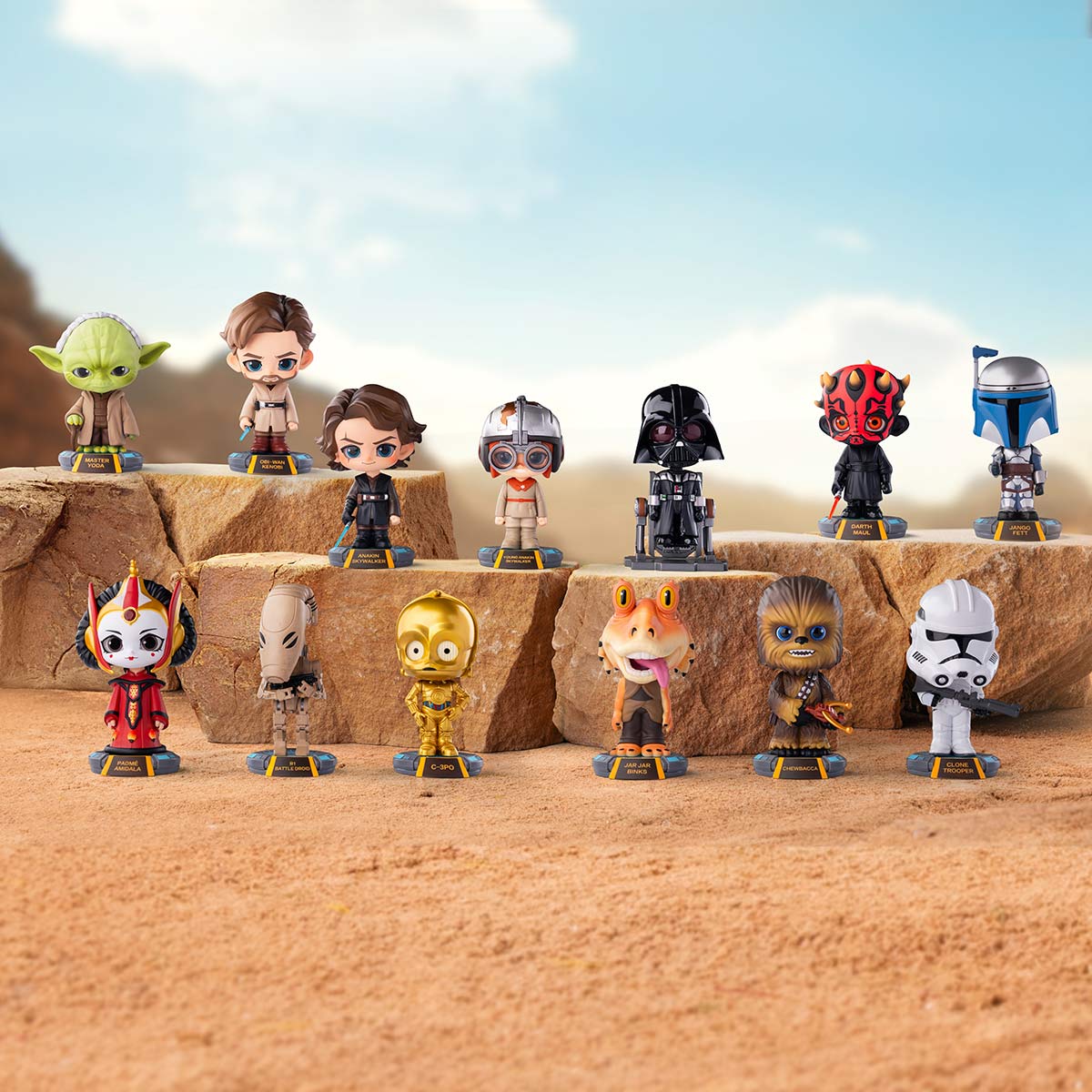 Disney - POPMART starwars ボブルヘッド フィギュア Star Wars Bobblehead Series Figures - POP MART (United States)