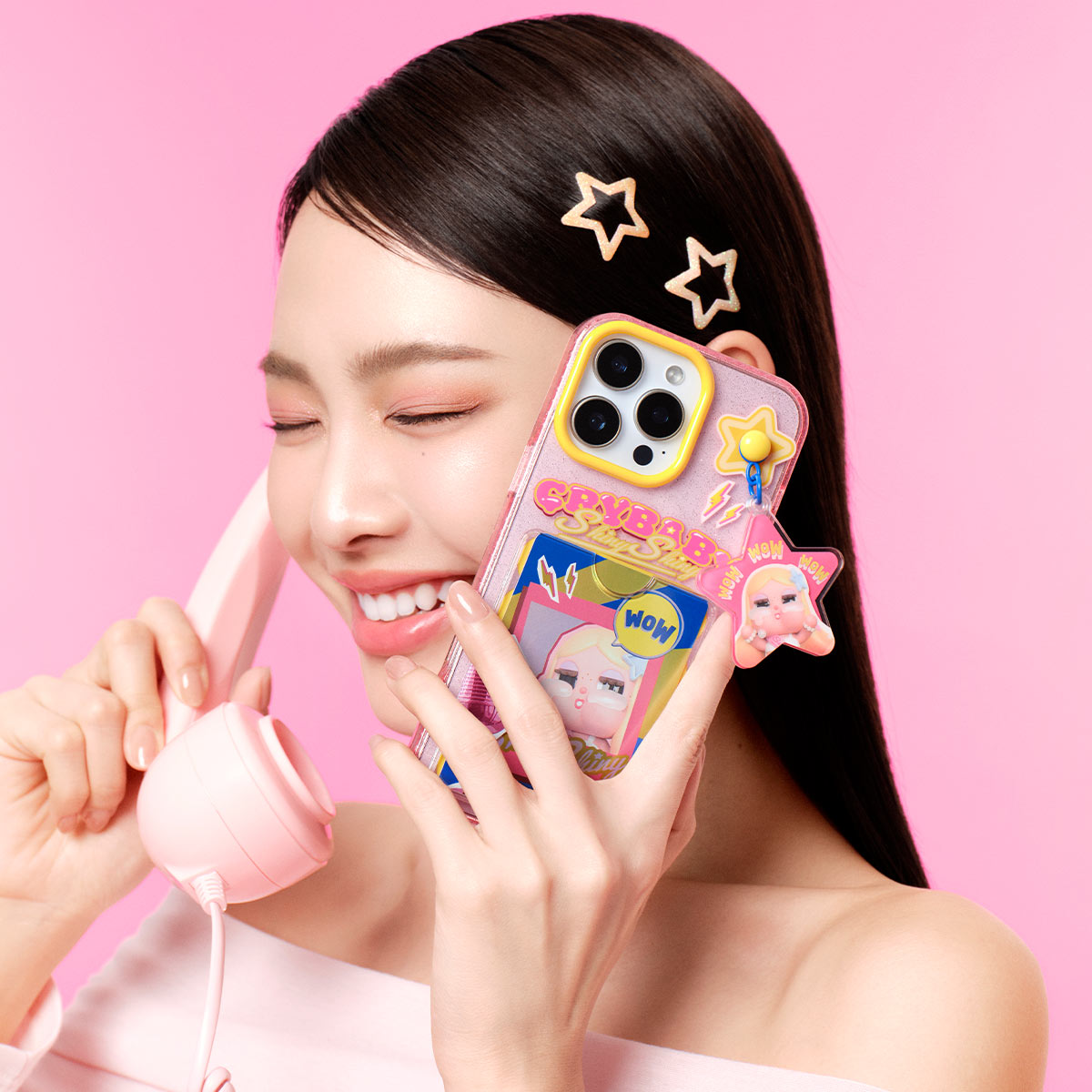 CRYBABY SHINY SHINY 正規品 ケース　ゴールド ポップマート CRYBABY SHINY SHINY Series-Phone Case - POP MART (United States)