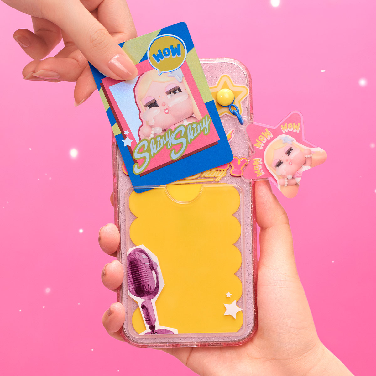 CRYBABY SHINY SHINY 正規品 ケース　ゴールド ポップマート CRYBABY SHINY SHINY Series-Phone Case - POP MART (United States)
