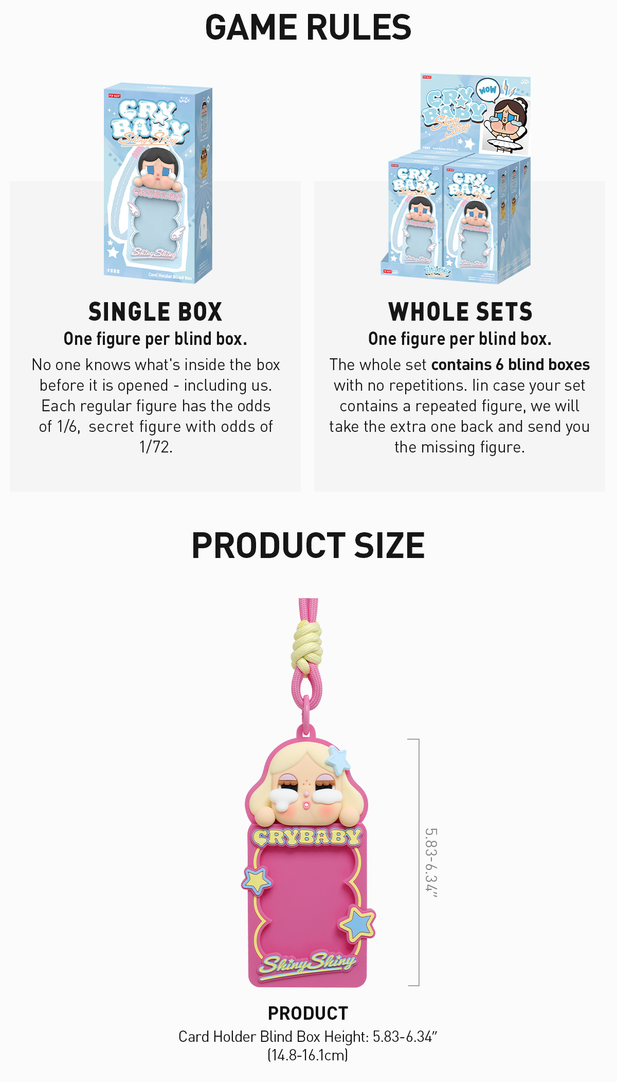 CRYBABY SHINY SHINY SERIES-Card Holder Blind Box - POP MART