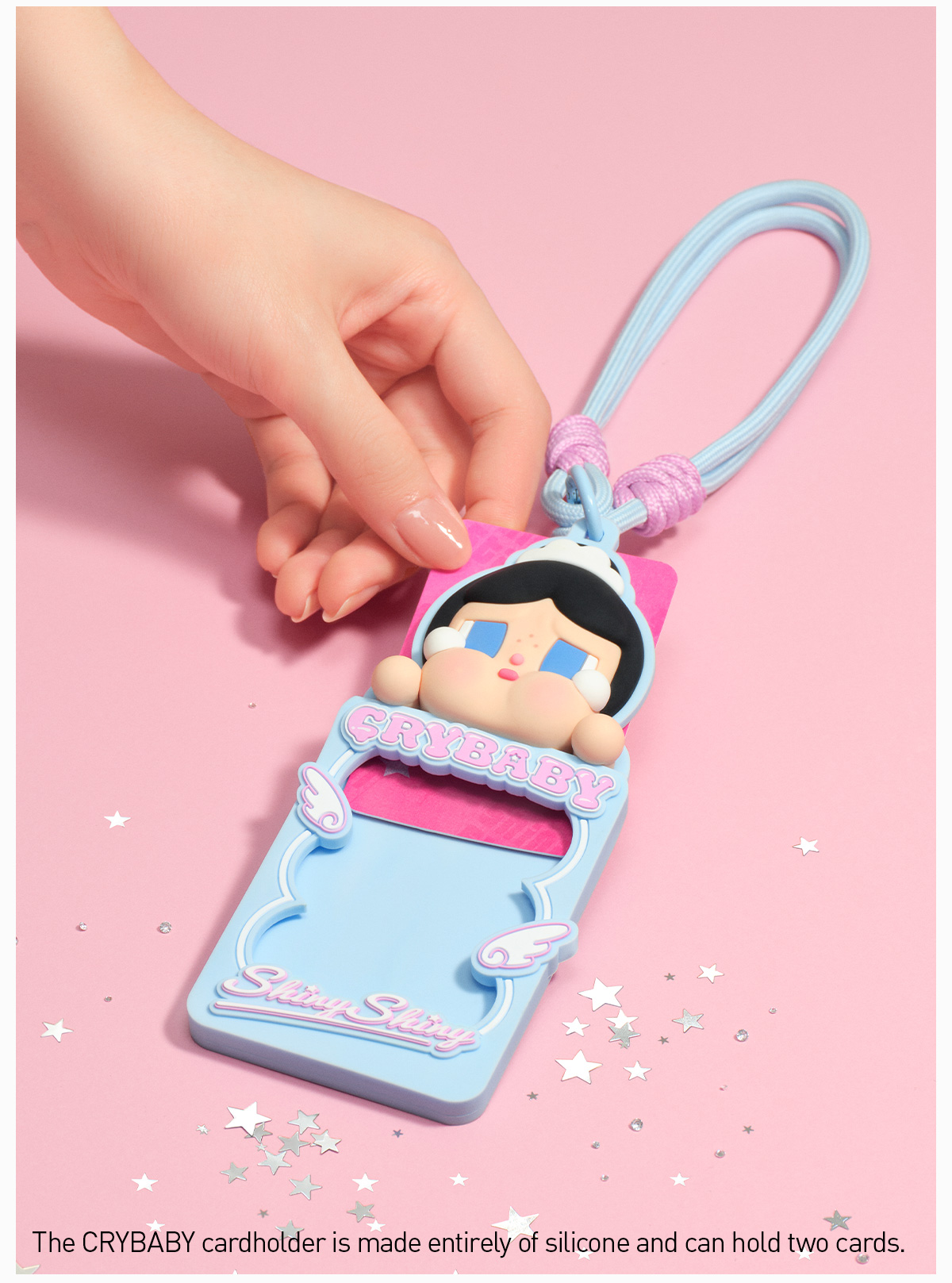 CRYBABY SHINY SHINY カードホルダー POPMART CRYBABY SHINY SHINY SERIES-Card Holder Blind Box - POP MART