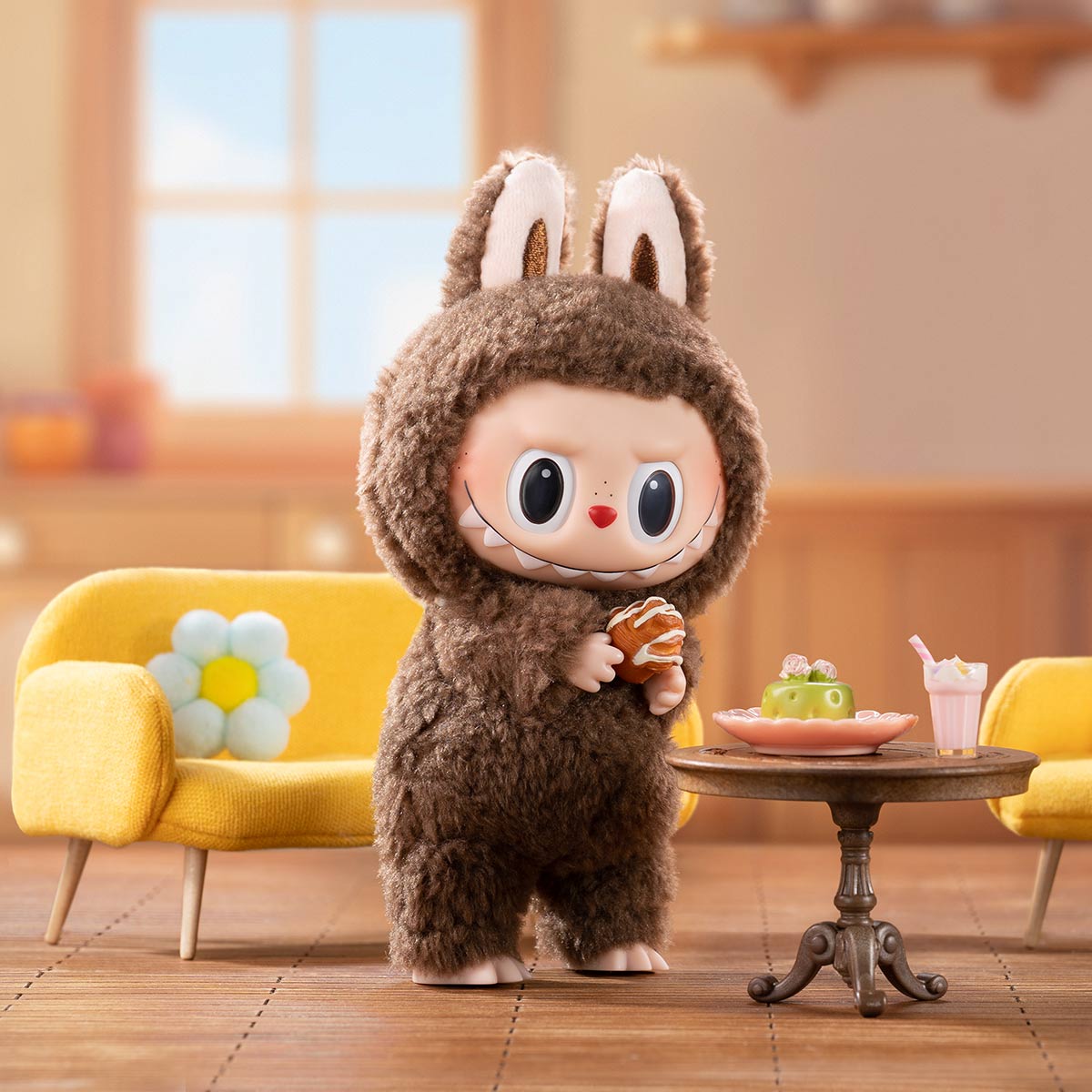 正規品　Labubu Exciting Macaron ラブブ Toffee Candy-POP MART The Monsters Exciting Macaron Vinyl