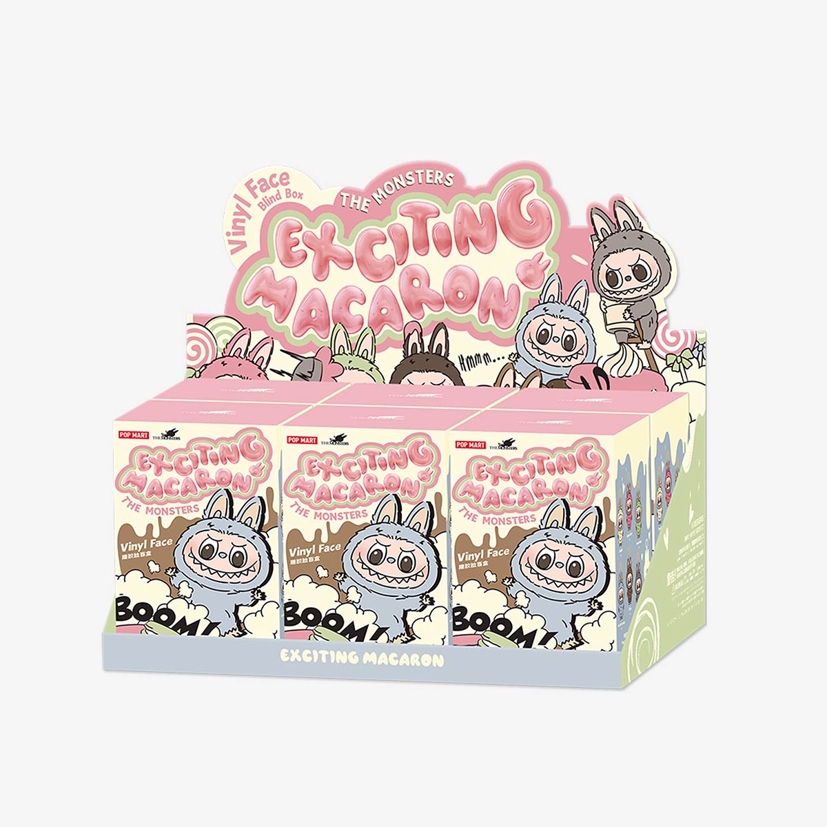 POPMART THE MONSTERS Macaron Labubu 2セット THE MONSTERS - Tasty Macarons Vinyl Face Blind Box | Blind