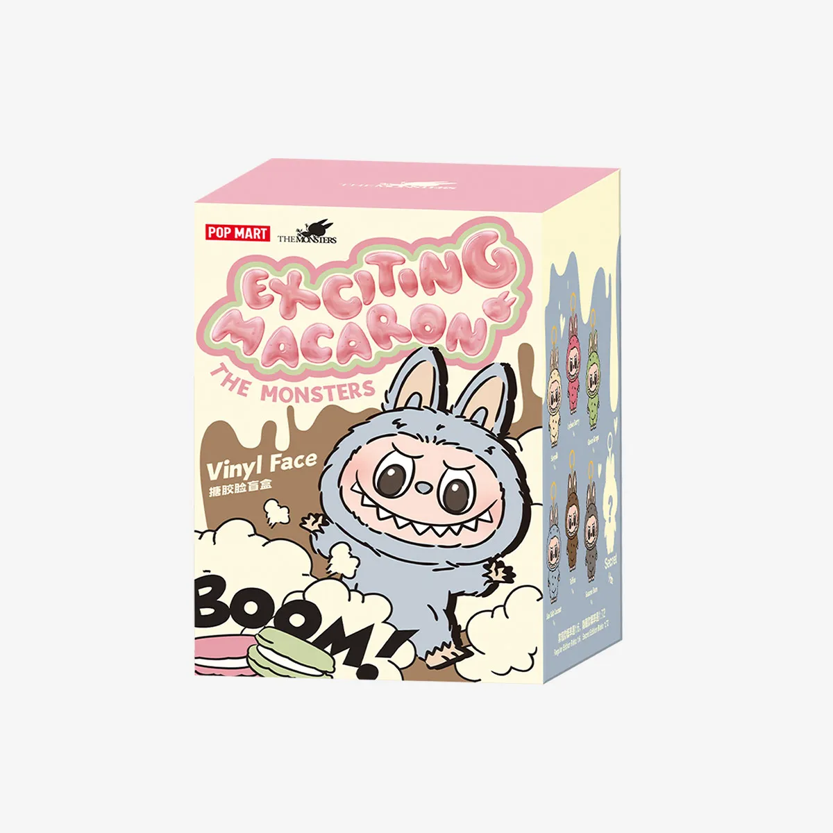 LABUBU Macaron Set (6 figs) – POP MART (Exciting Face) (Japon