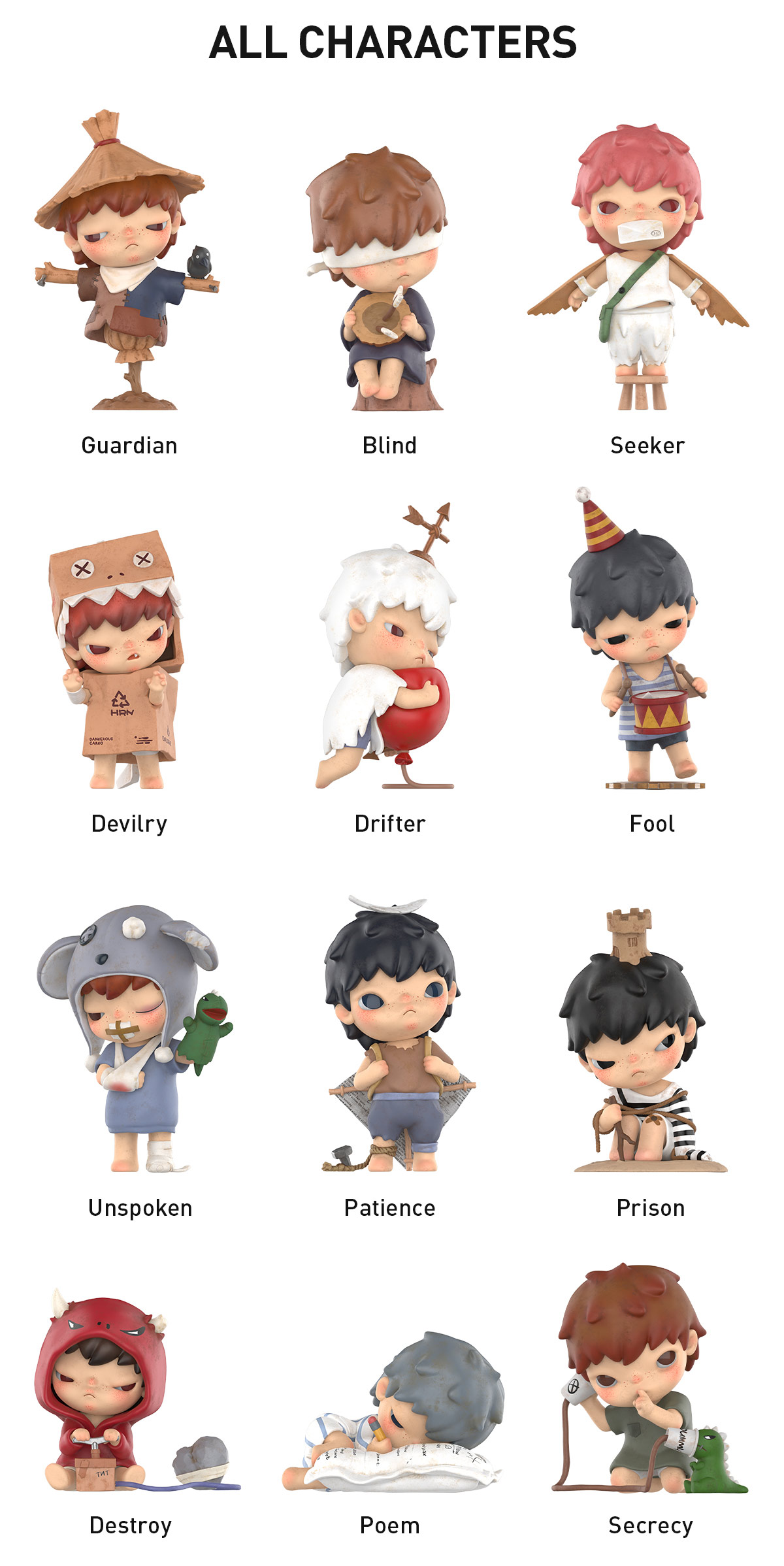 HIRONO Mime Series Figures - POP MART (Canada)