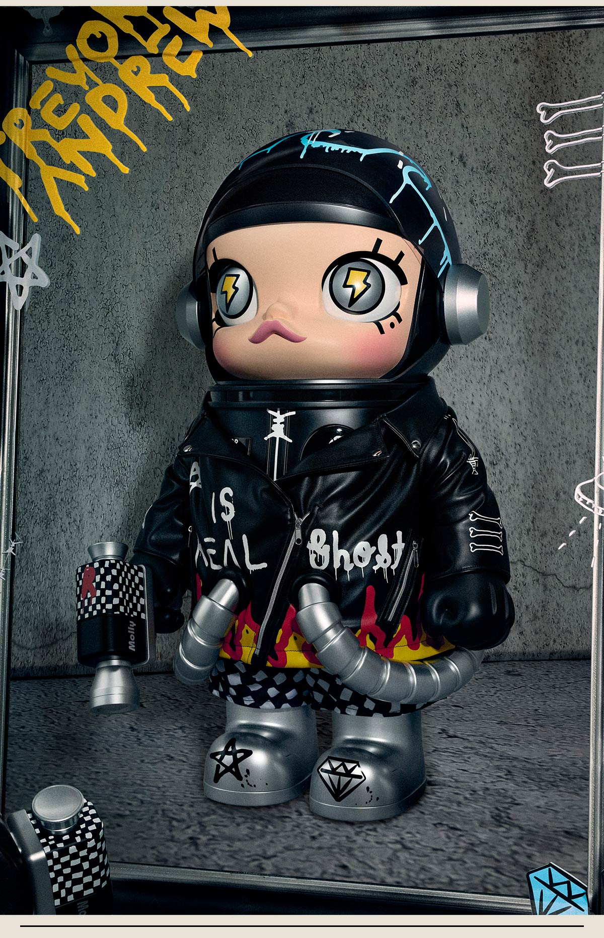 アイドル MEGA SPACE MOLLY 1000% Trevor Andrew2.0 MEGA SPACE MOLLY 1000% Trevor Andrew2.0 - POP MART (United