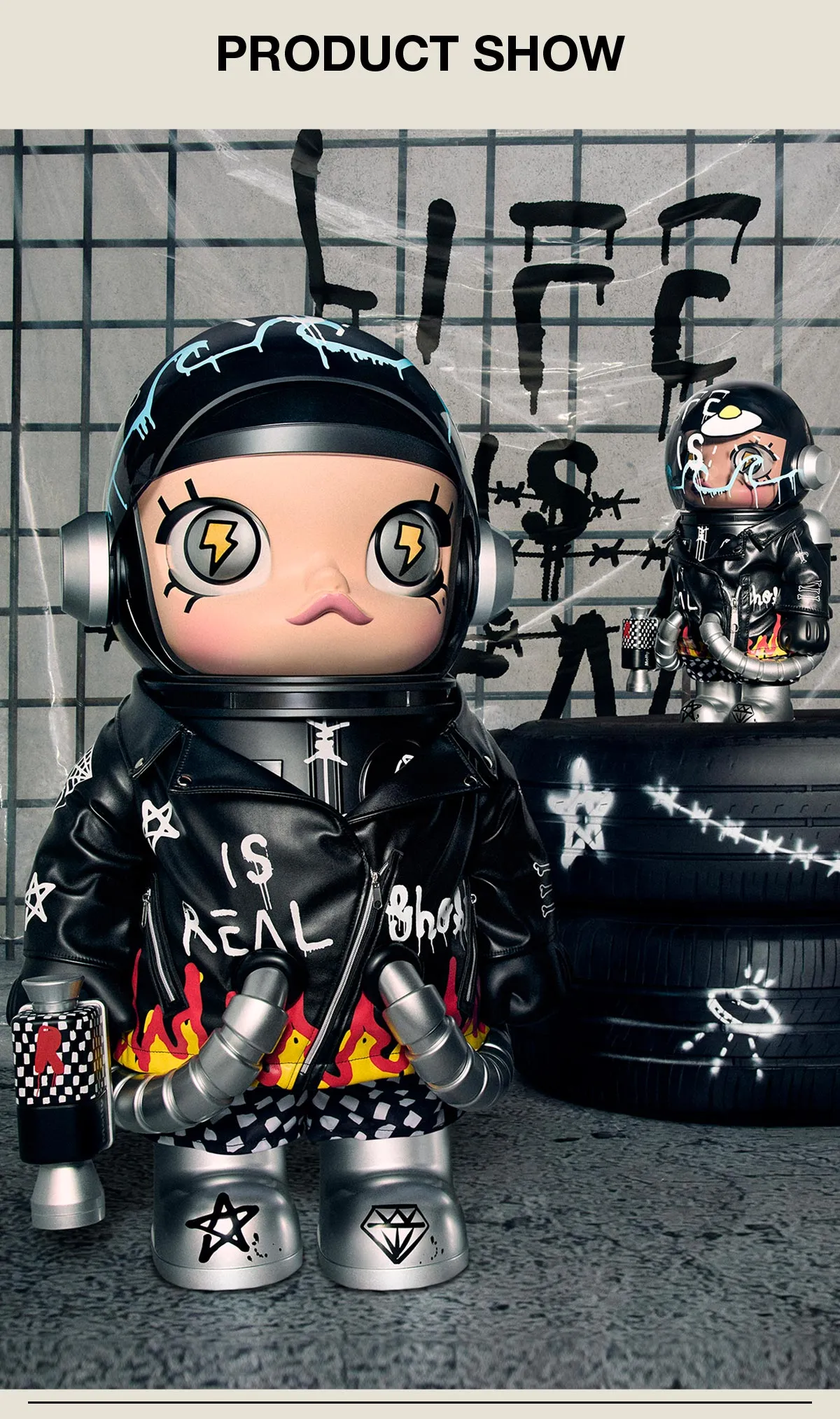 MEGA SPACE MOLLY 1000% Trevor Andrew2.0 - POP MART (United States)