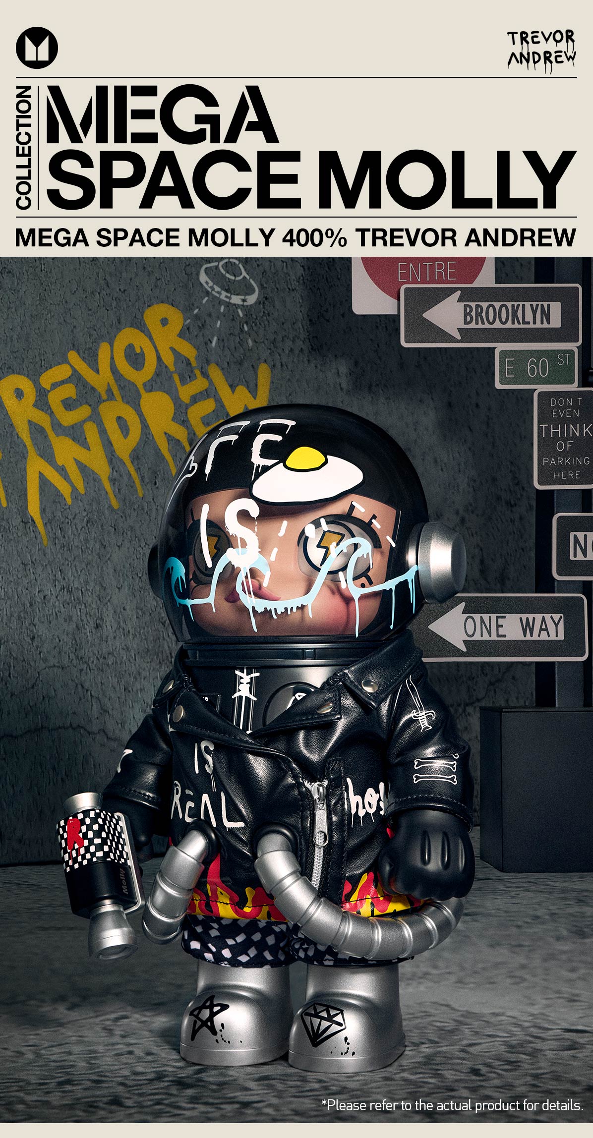 その他 MEGA SPACE MOLLY 400% Trevor andrew 2.0 MEGA SPACE MOLLY 400% Trevor Andrew - POP MART (Canada)