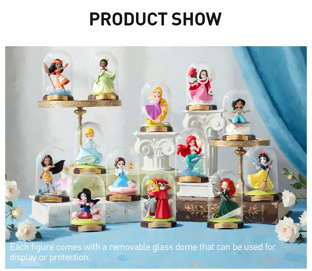 ディズニープリンセス Create Your World POPMART Disney Princess Create Your World Series Figures - POP MART