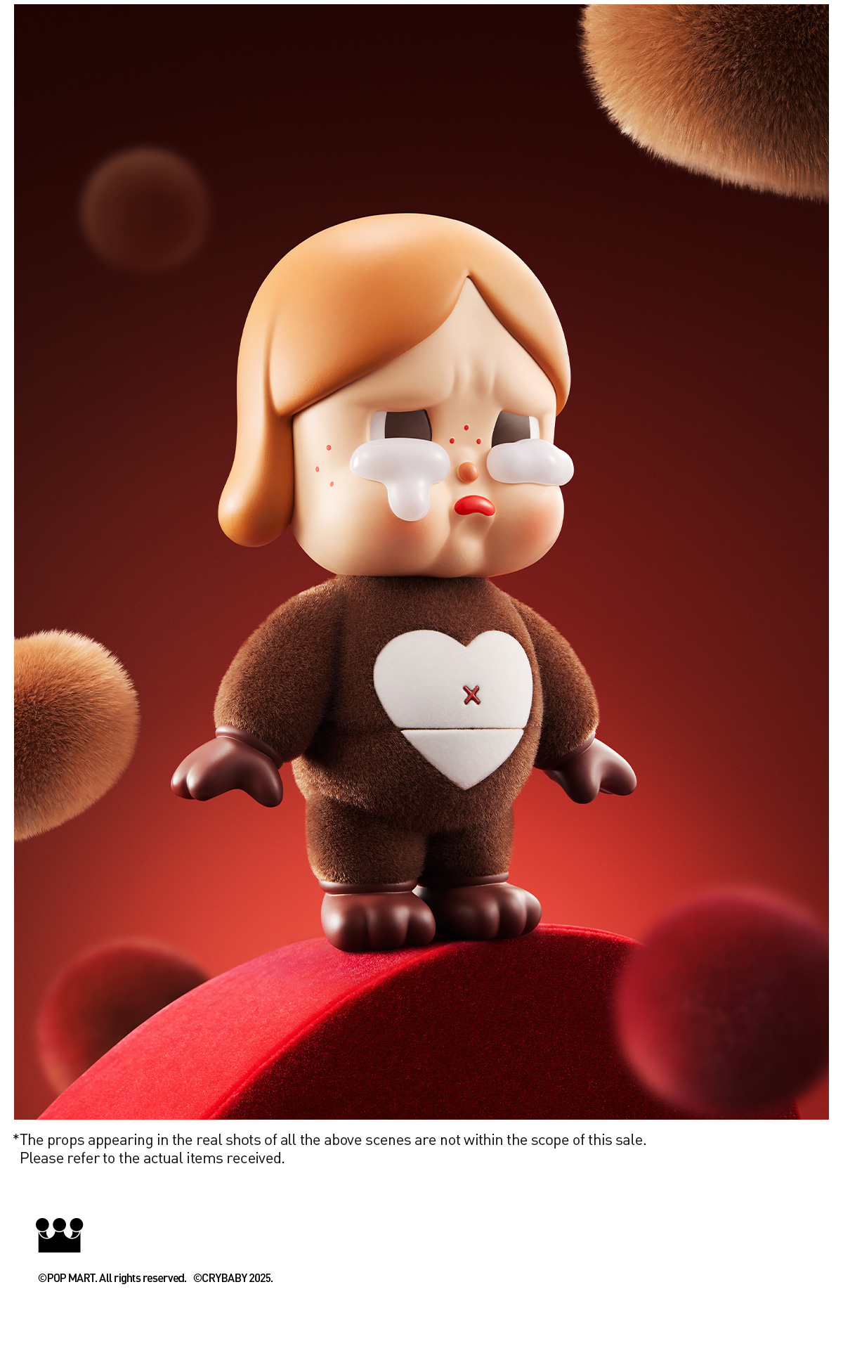 popmart ポップマート CRYBABY BE MINE ビックサイズ CRYBABY BE MINE FIGURINE - POP MART (United States)