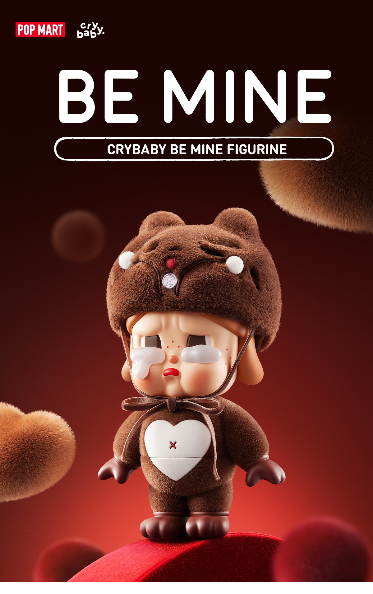 ぬいぐるみ・マスコット CRYBABY Crying For Love BE MINE CRYBABY Crying For Love Series Figures - POP MART (United