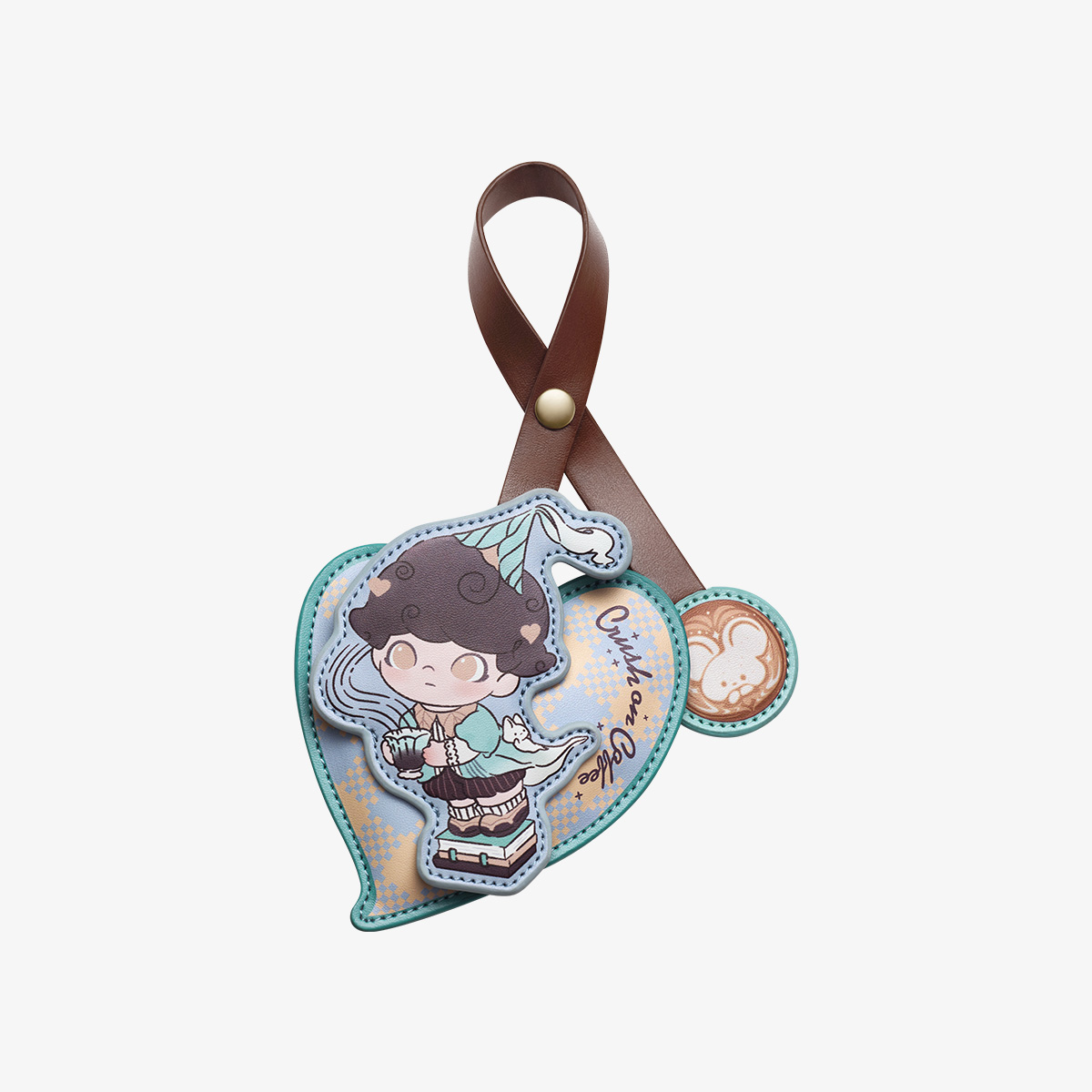 QIANQ　DIMOO Crush on Coffeeペンダント DIMOO-Crush On Coffee Series-Fragrant Bag Pendant Set - POP