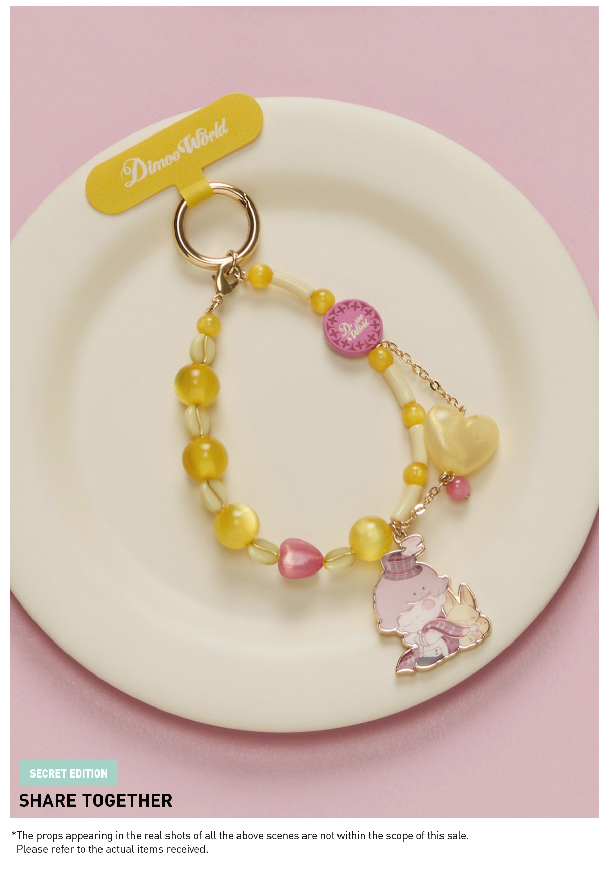 POP NOW:DIMOO Crush on Coffee Series-Phone Charm Blind Box