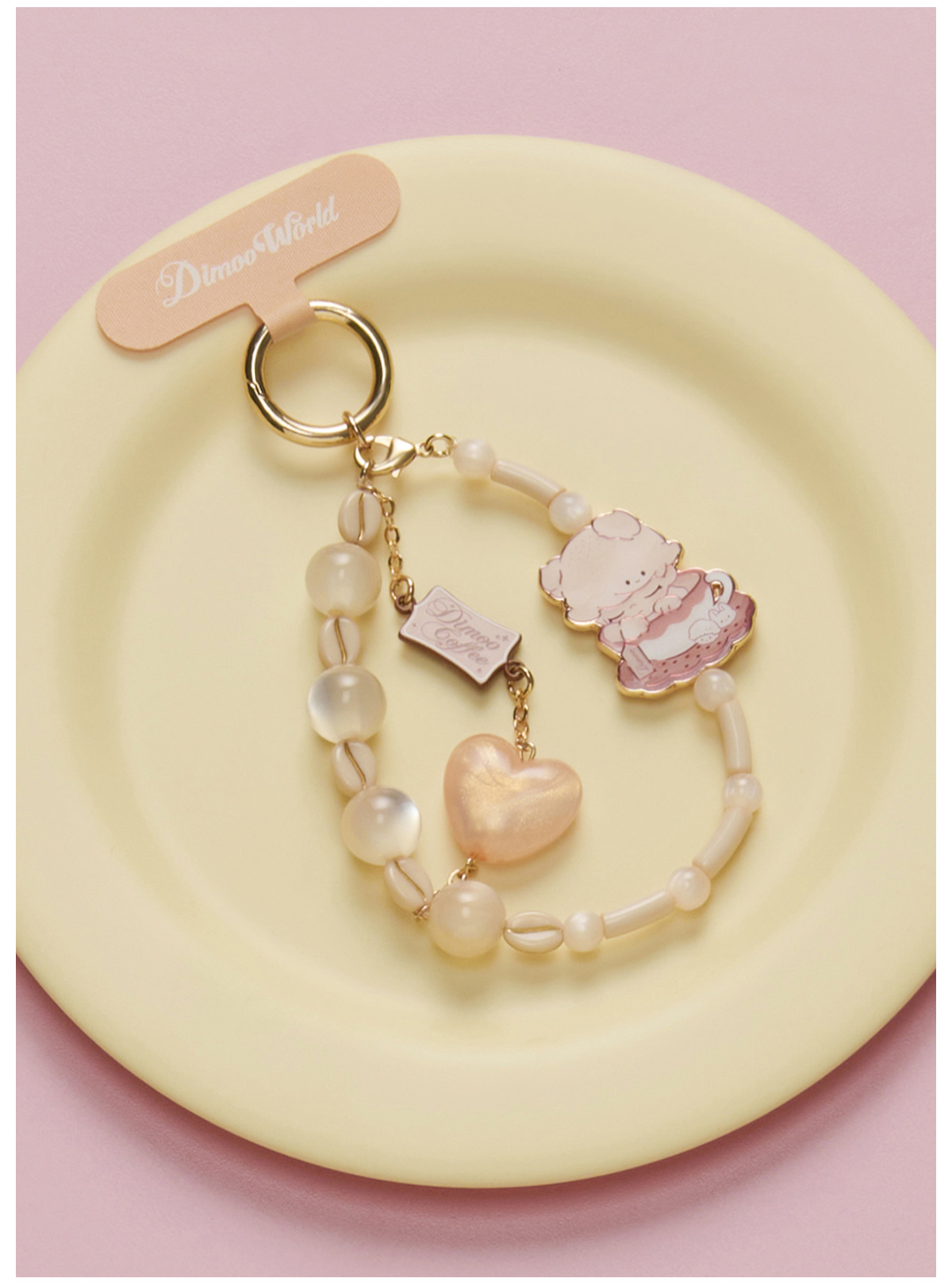 POP NOW:DIMOO Crush on Coffee Series-Phone Charm Blind Box