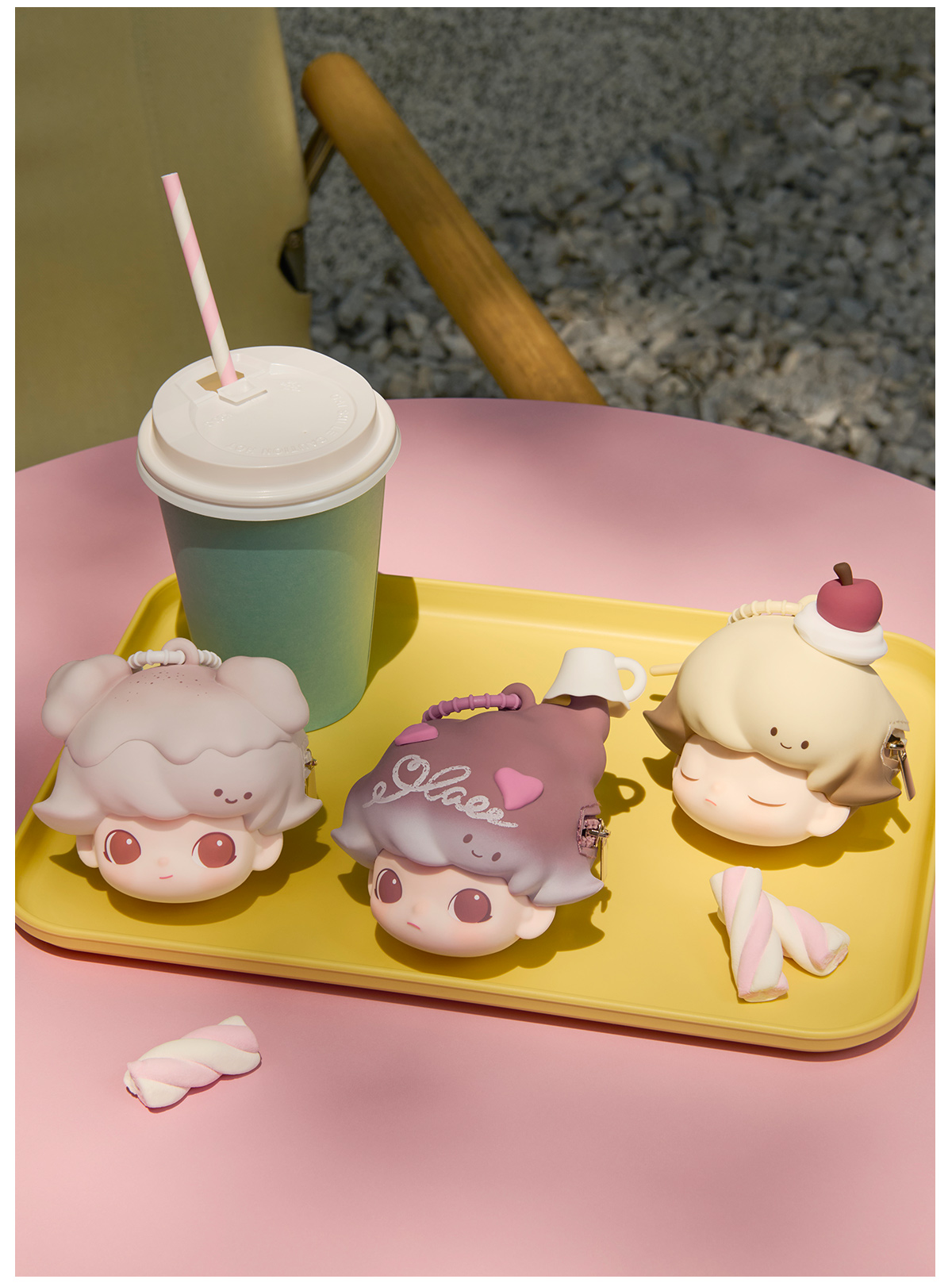 POP MART DIMOO Crush on Coffee アソートボックス POP NOW:DIMOO Crush on Coffee Series-Soft-faced Plush