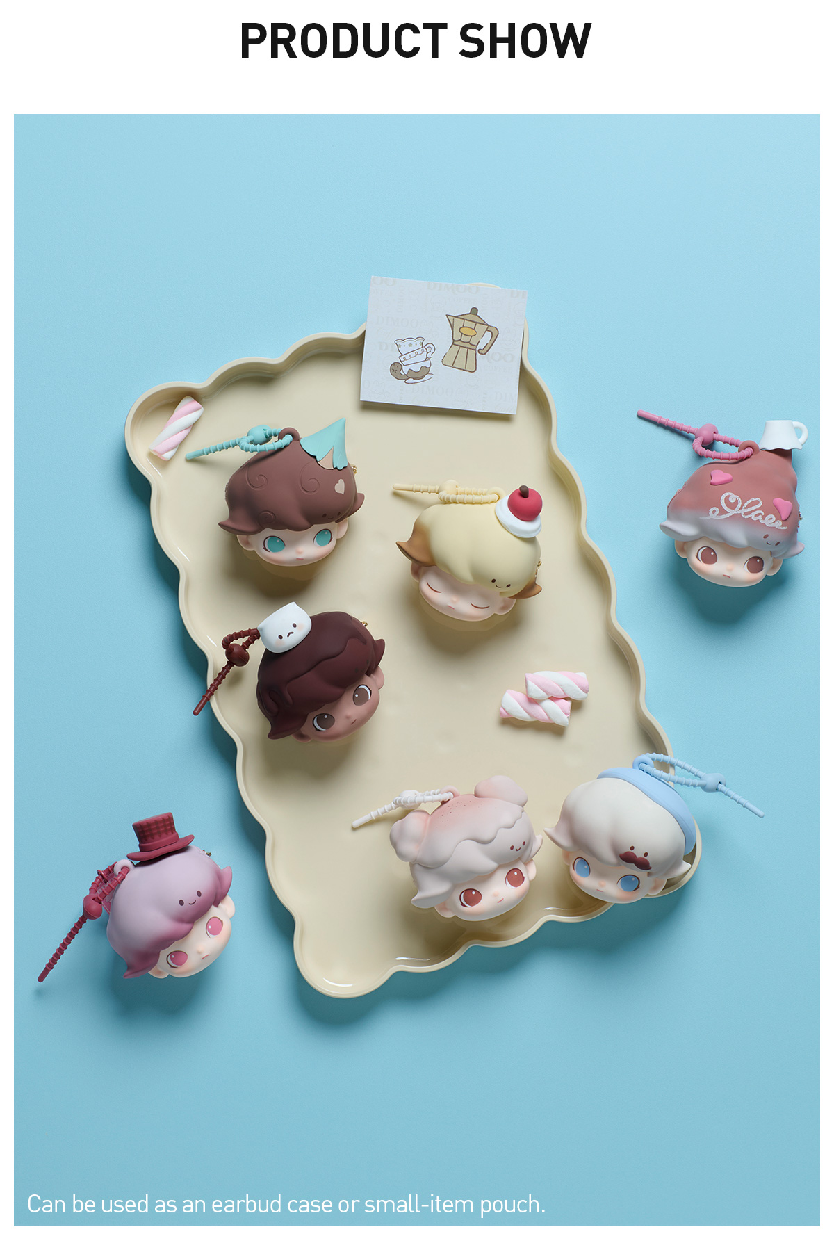 POP NOW:DIMOO Crush on Coffee Series-Earphone Case Blind Box