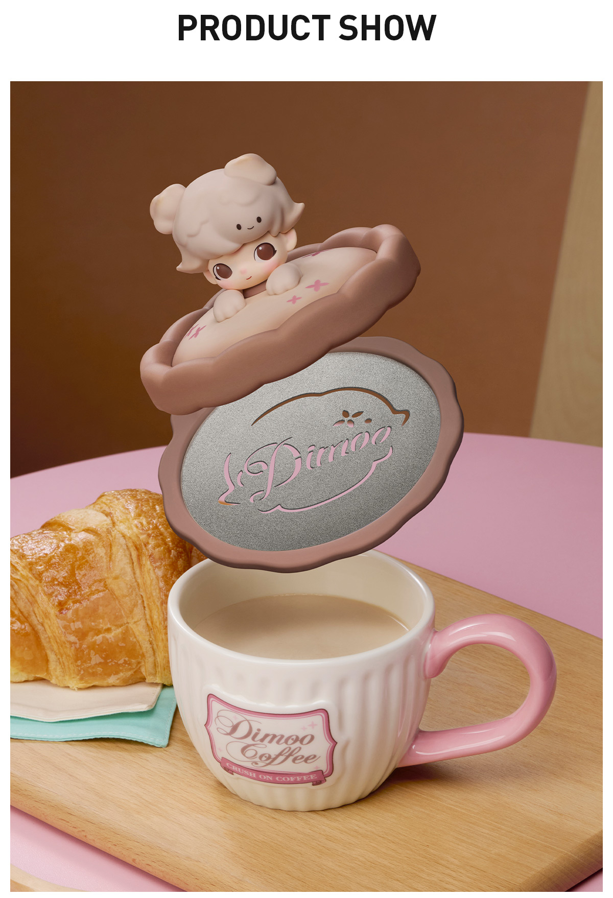 【新品未開封・正規品】DIMOO Crush on Coffee Series POP NOW:DIMOO Crush on Coffee Series-Soft-faced Plush