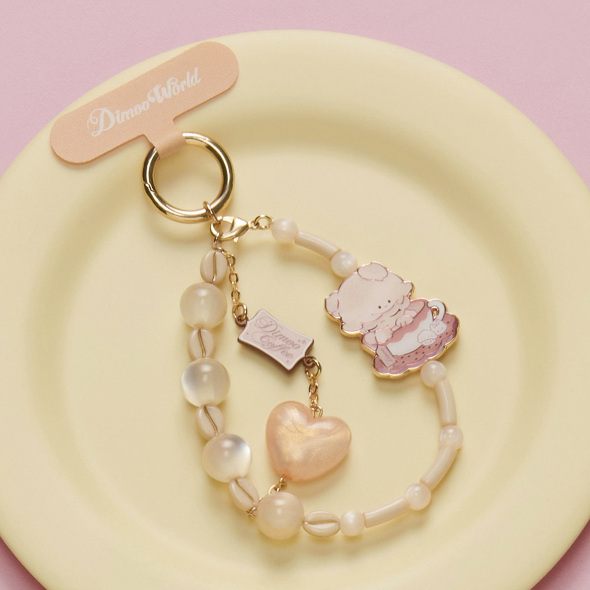 DIMOO Crush on Coffee フォンチャーム 6種類 Dimoo Crush On Coffee Series Soft-faced Plush Keychain