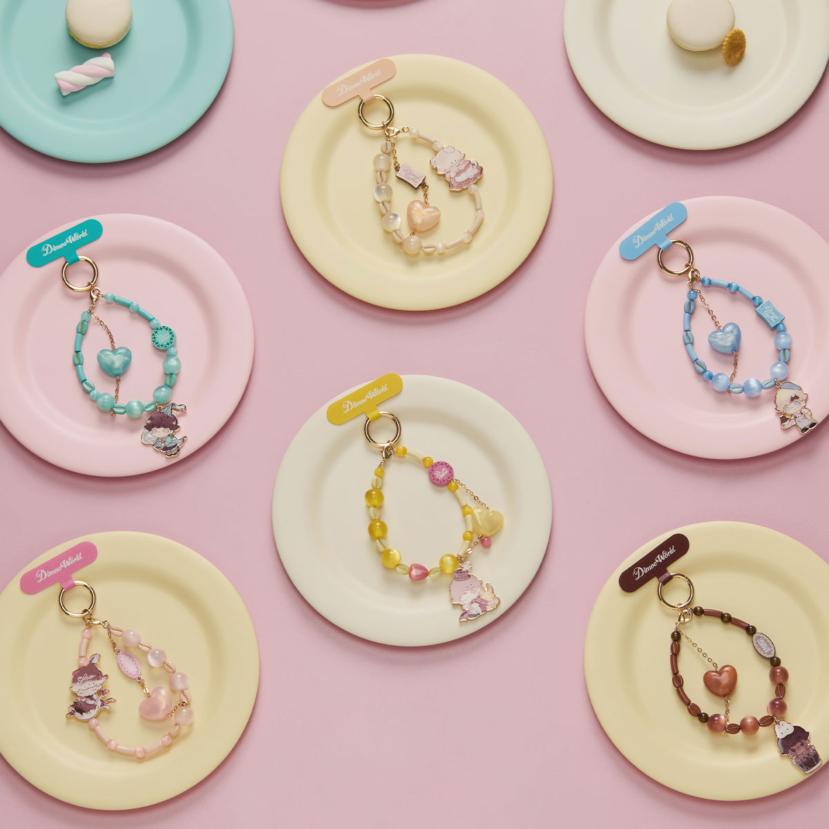 DIMOO Crush on Coffee フォンチャーム 6種類 DIMOO Crush on Coffee Series-Phone Charm Blind Box - POP