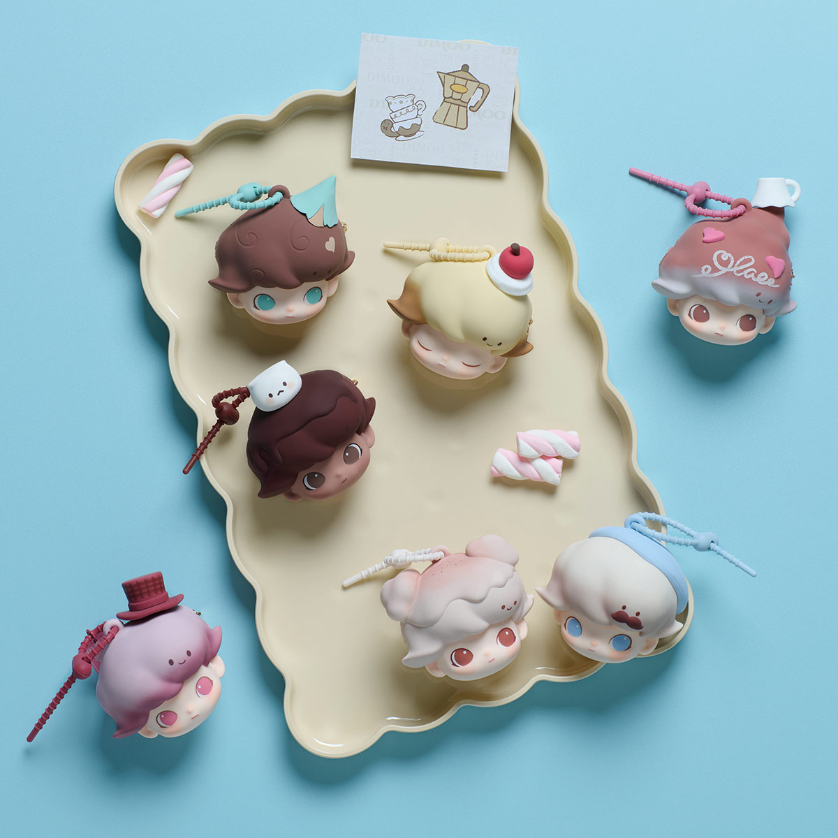 DIMOO Crush on Coffee Series-Earphone Case Blind Box - POP