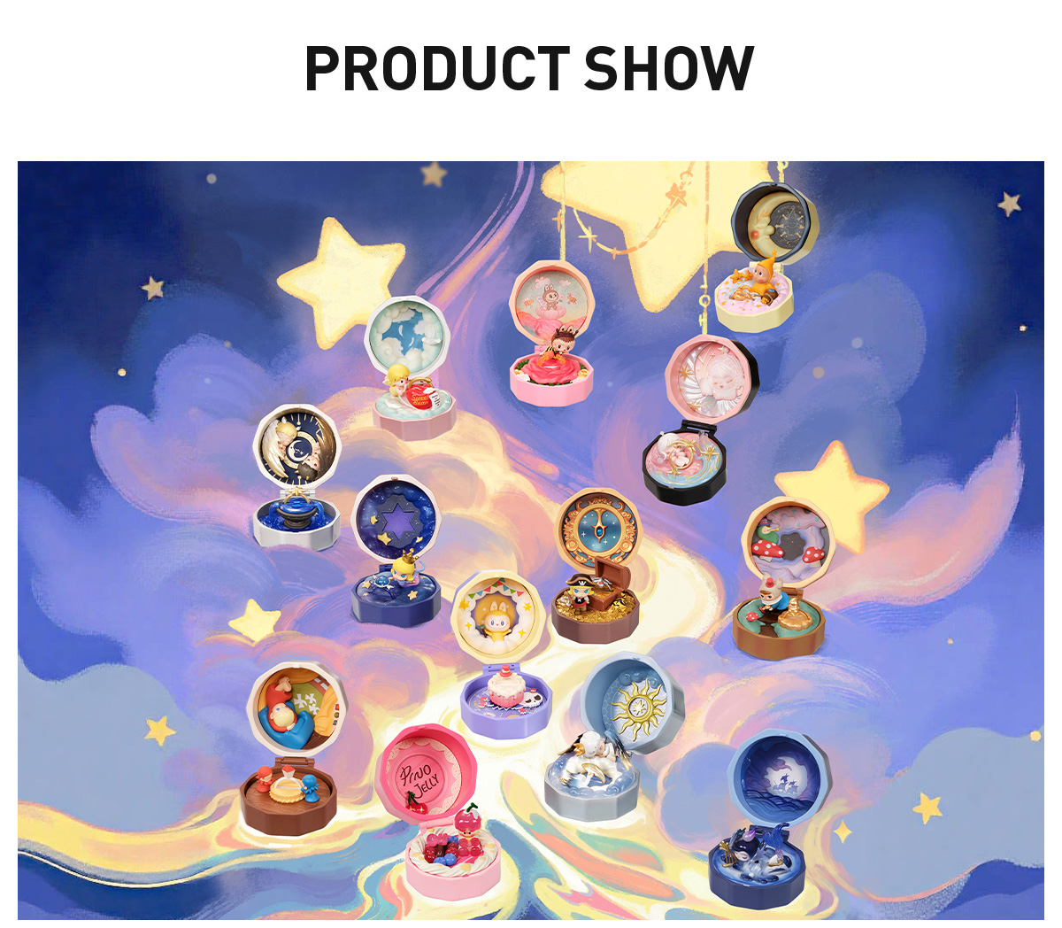 POP MART Romantic Ring Box シリーズ4シーズンセット Romantic Ring Box Series 4 Scene Sets - POP MART (Canada)