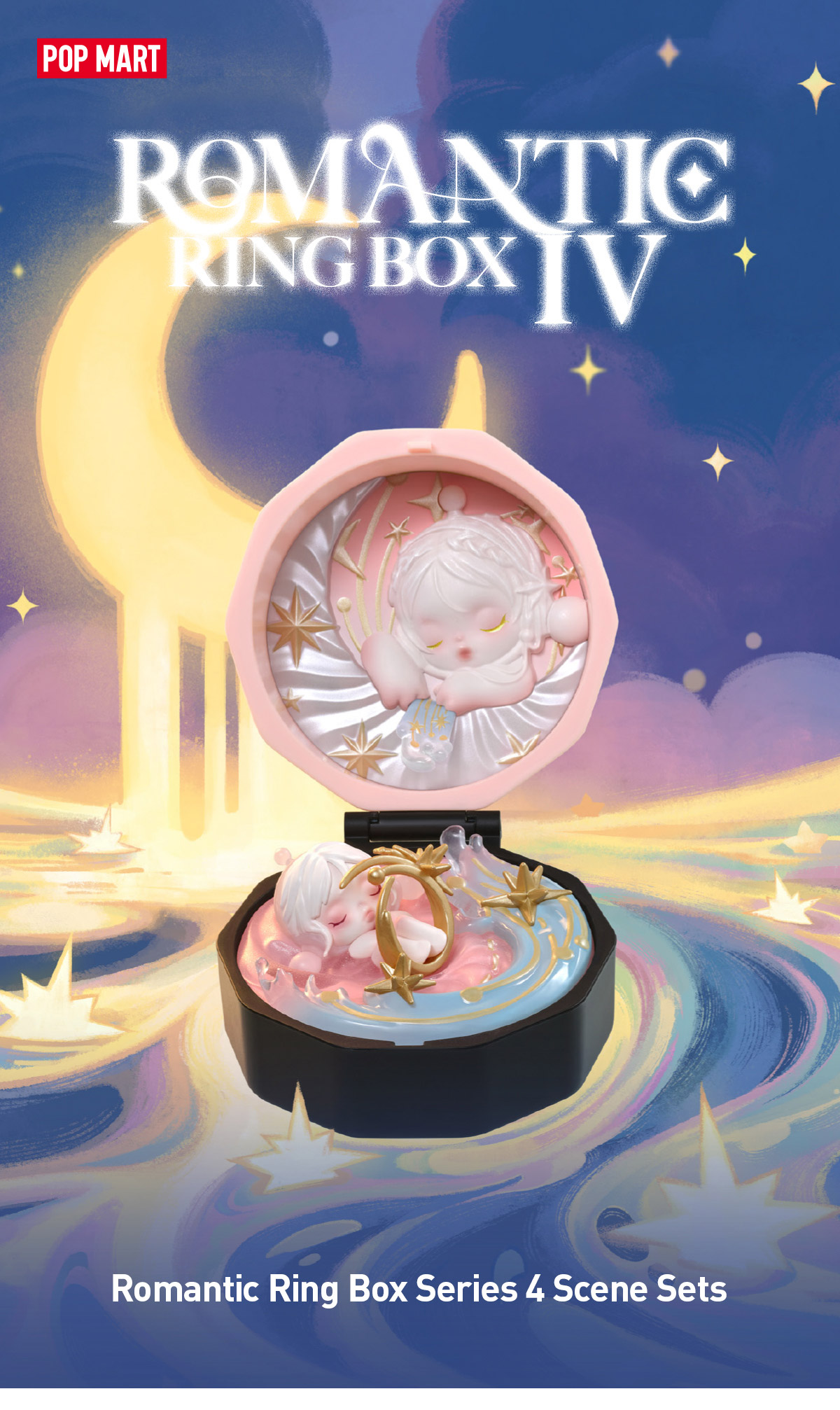 POP NOW:Romantic Ring Box Series 4 Scene Sets - POP MART