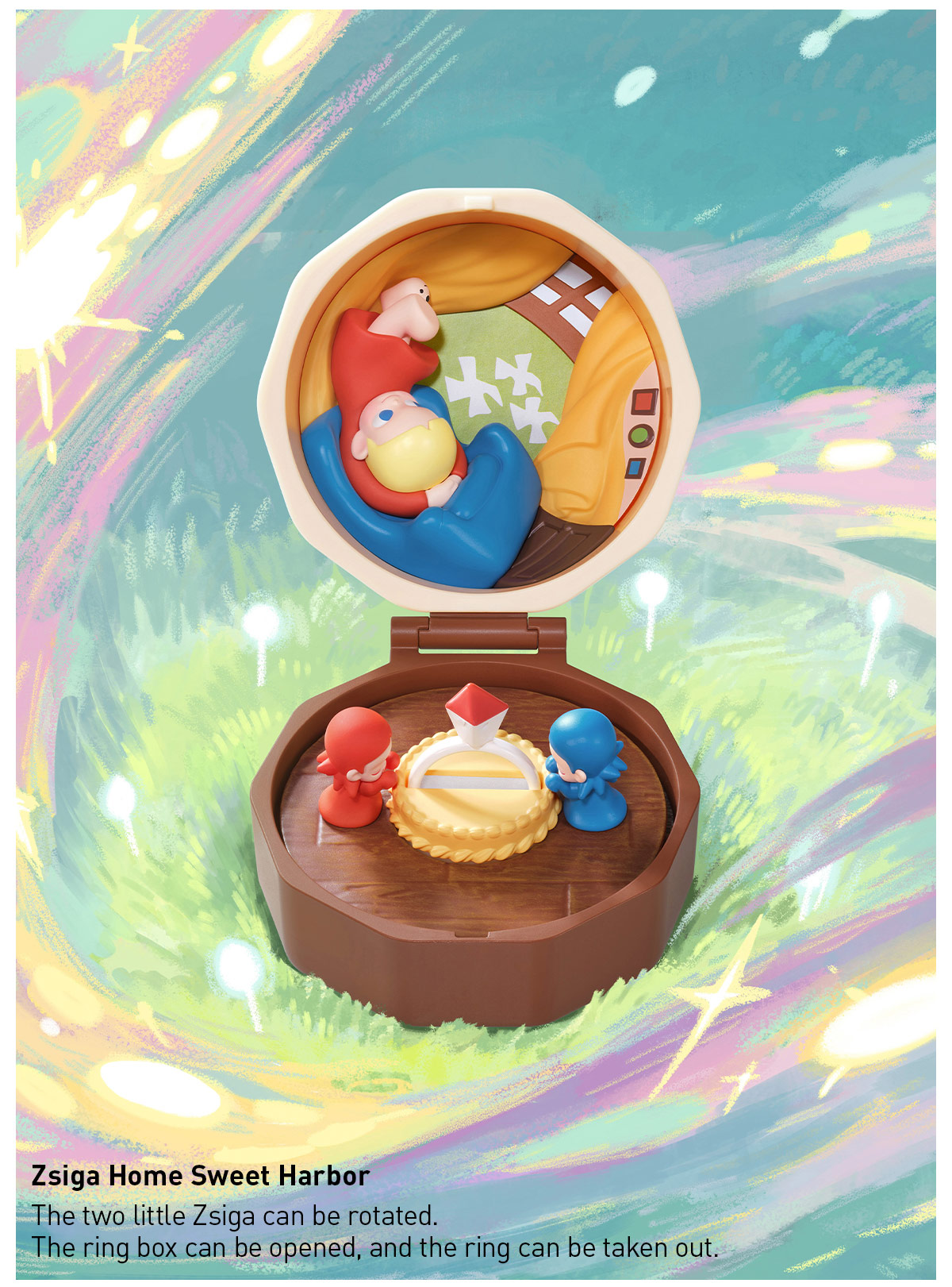 POP NOW:Romantic Ring Box Series 4 Scene Sets - POP MART